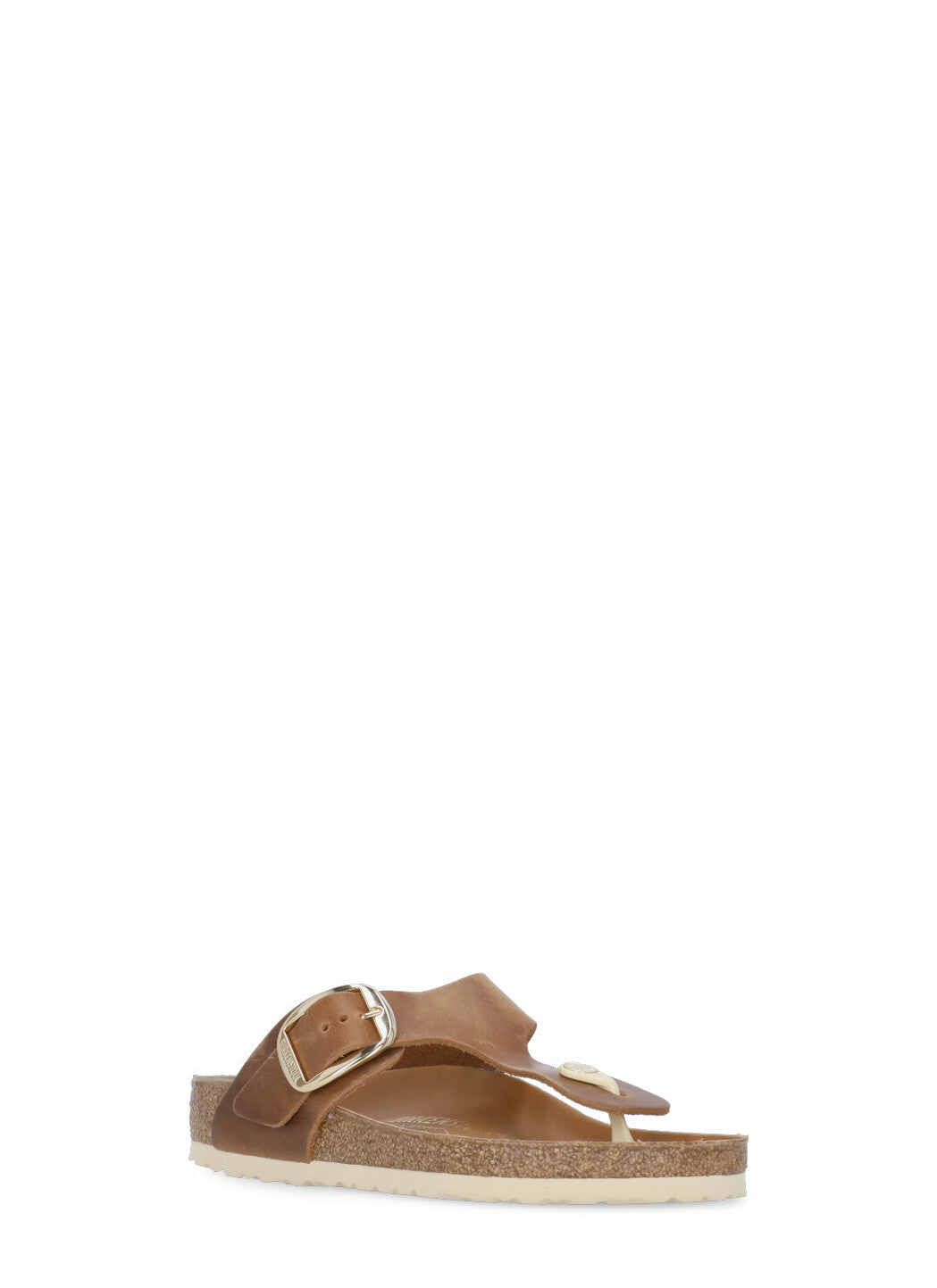 Birkenstock Sandals Brown Cow Leather Sole: Rubber