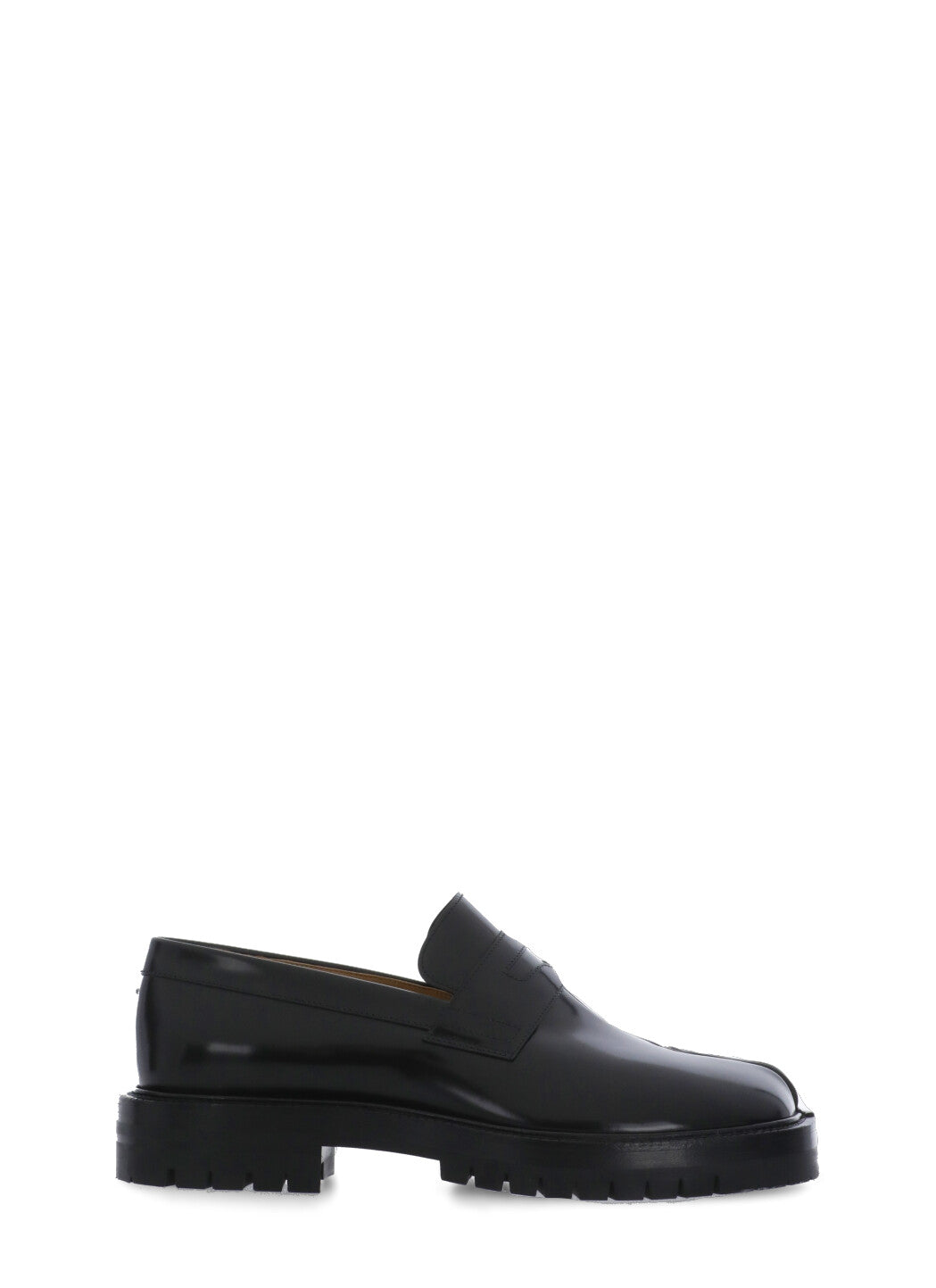Maison Margiela Flat shoes Black Calfskin Lining: Lambskin