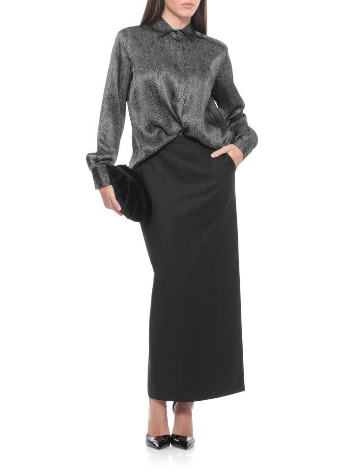 Antonelli Firenze Shirts Black Silk