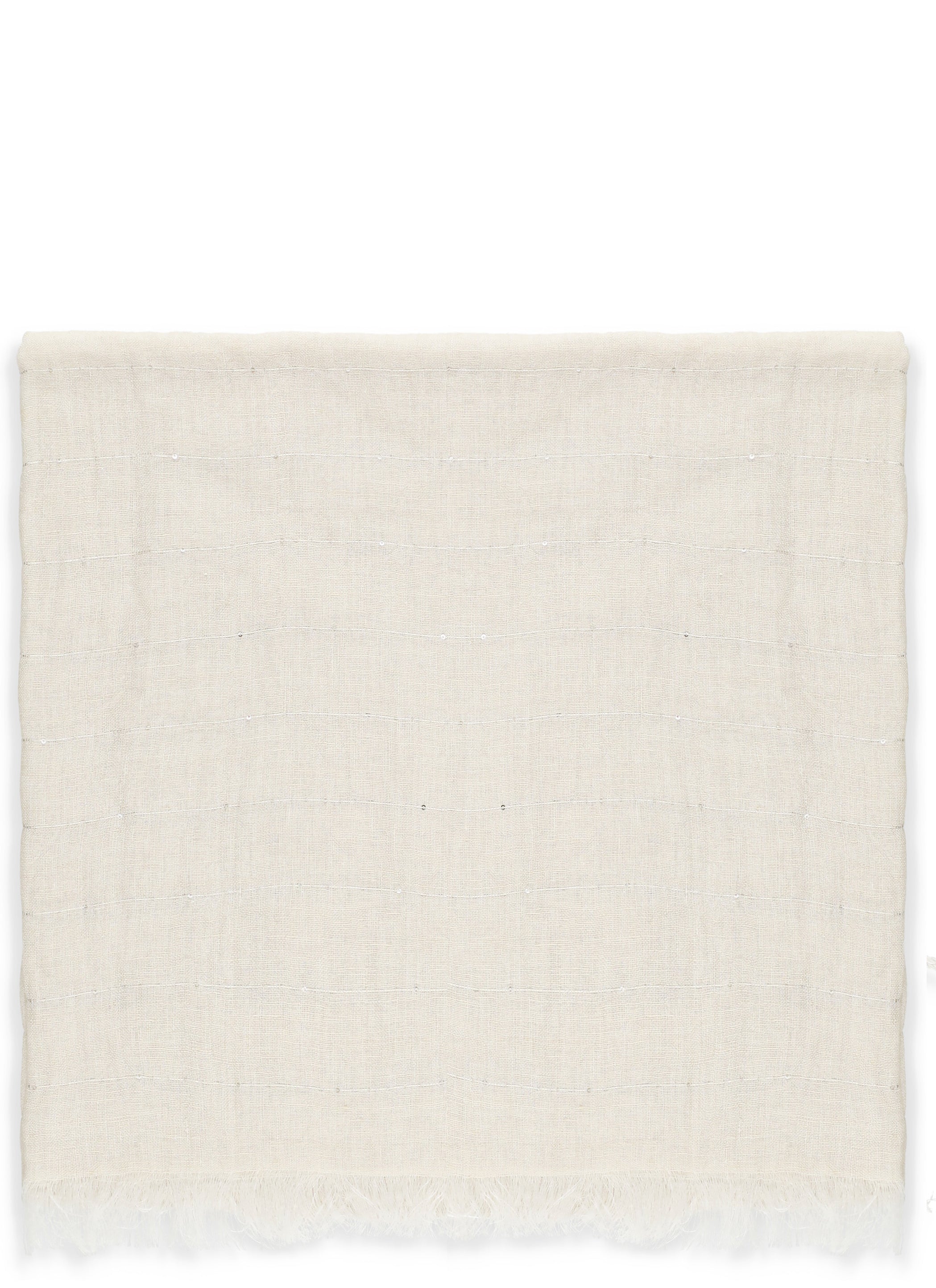 Panicale Scarfs Ivory Linen Polyester
