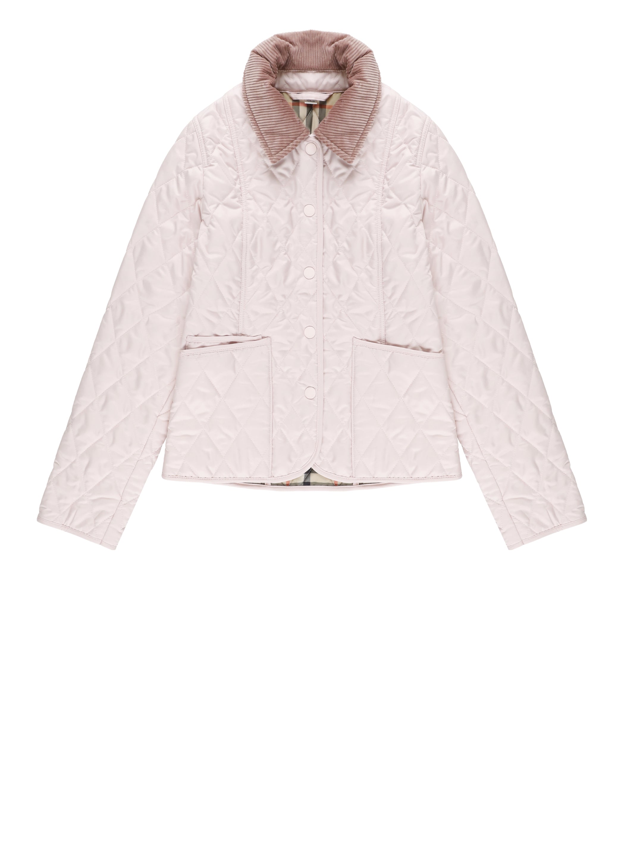 Burberry Kids Coats Pink Polyester Details: Cotton