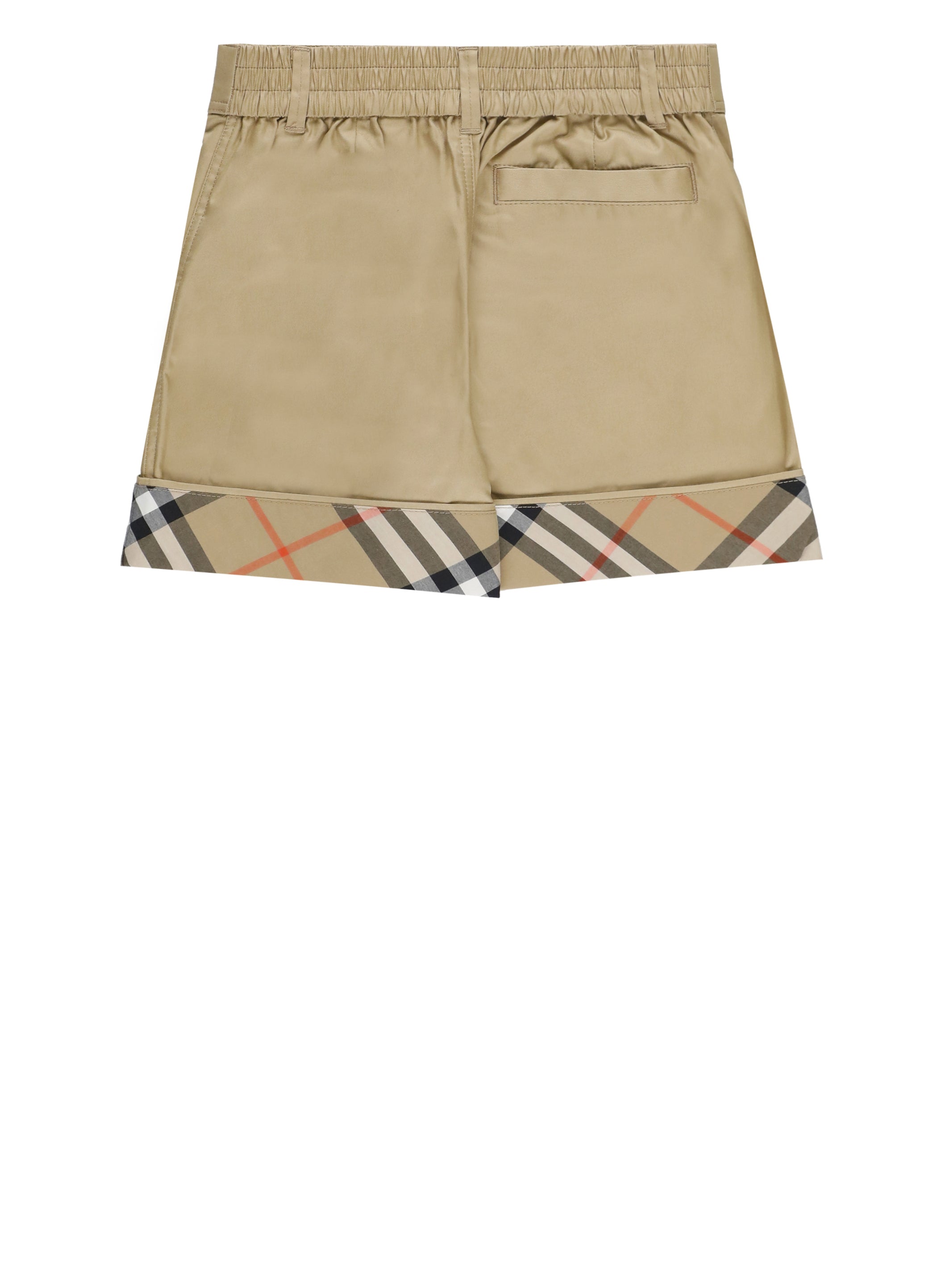Burberry Shorts Beige Cotton