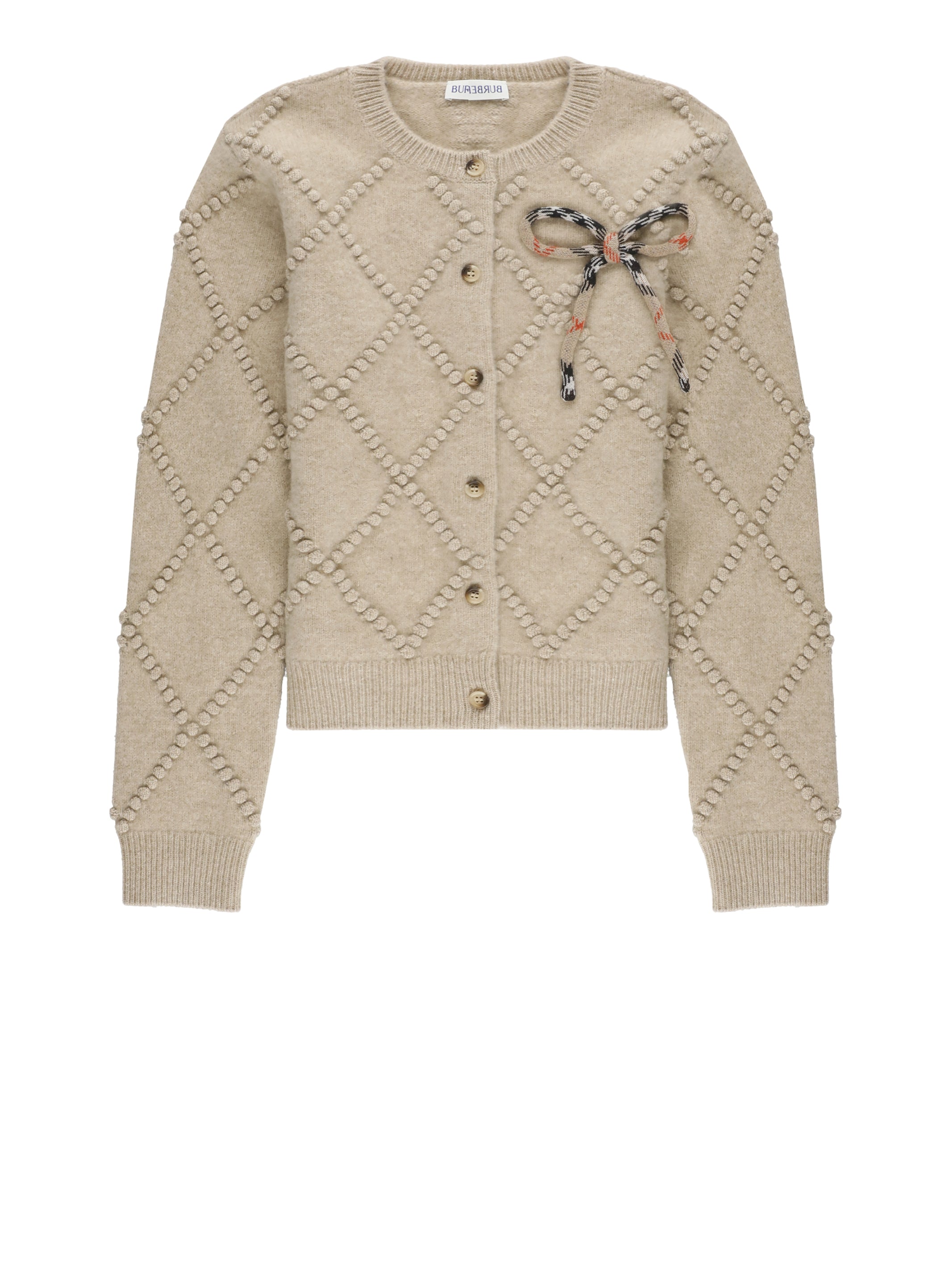 Burberry Kids Sweaters Beige Wool Cashmere