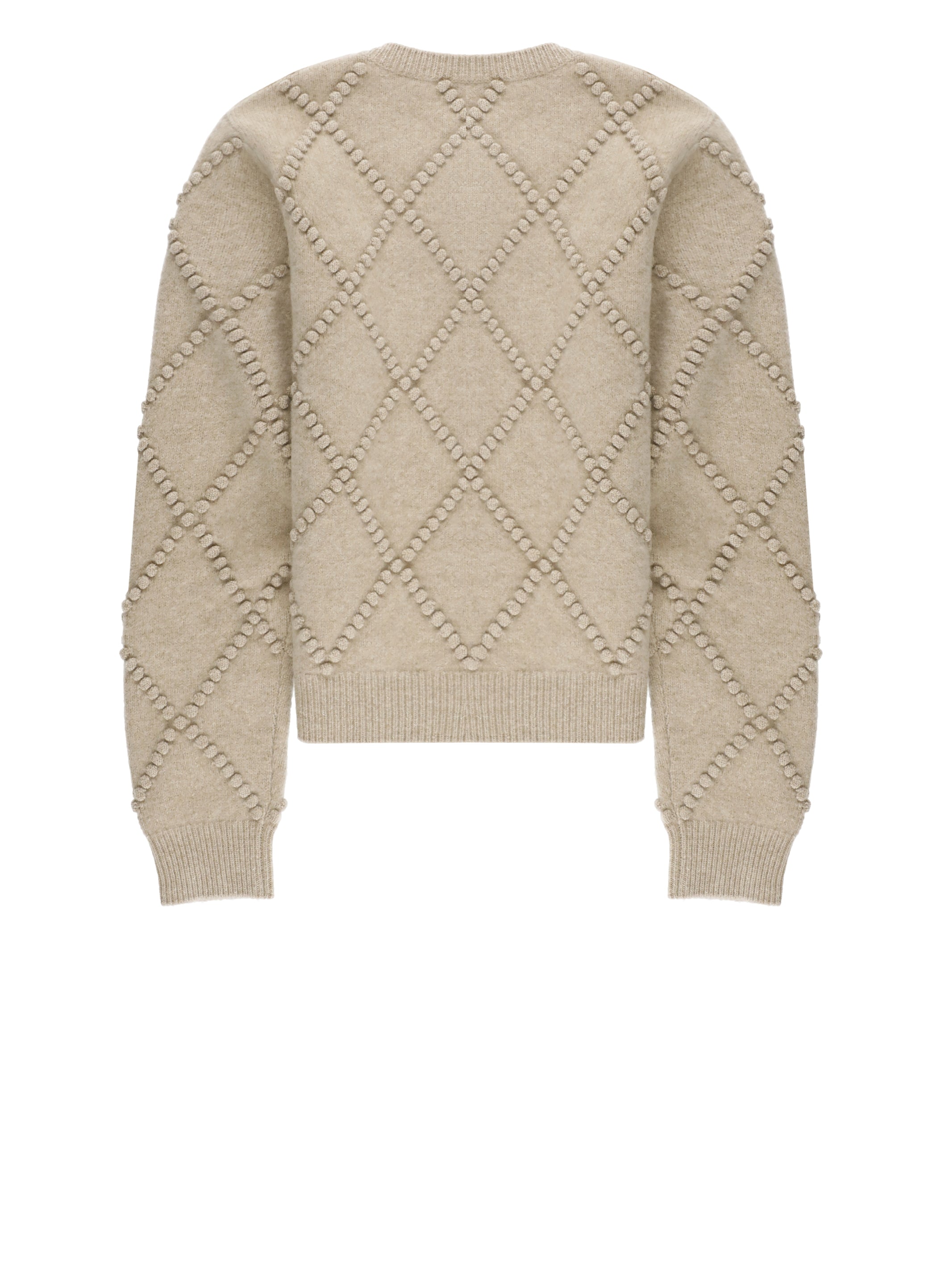 Burberry Kids Sweaters Beige Wool Cashmere
