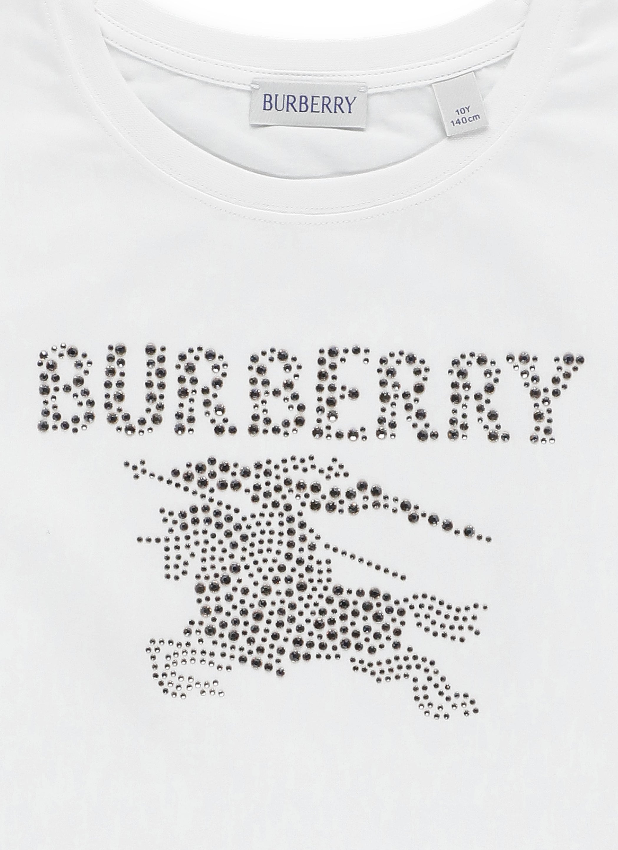 Burberry Kids T-shirts and Polos White Cotton