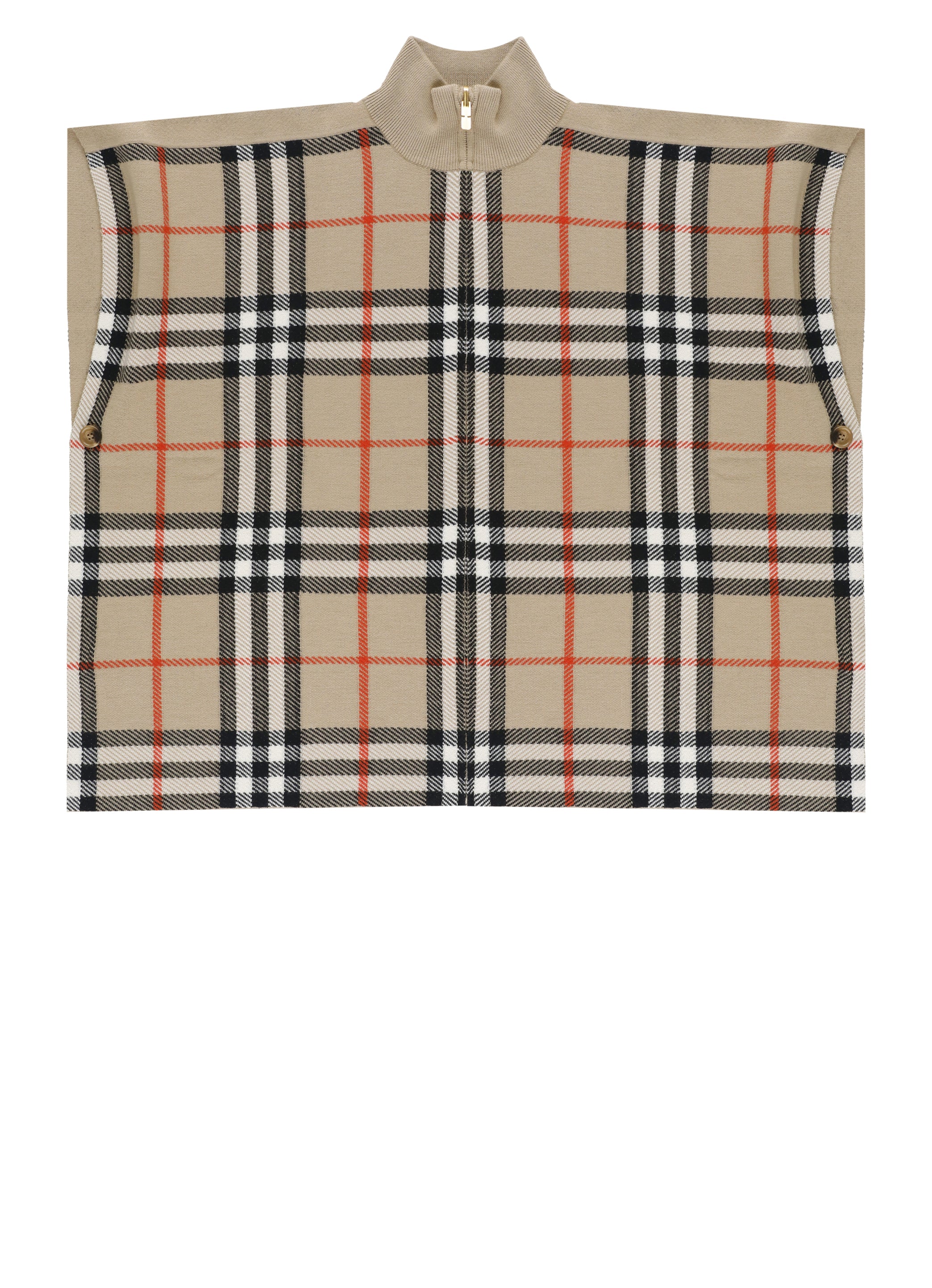 Burberry Kids Jackets Beige Wool Polyamide Elastane
