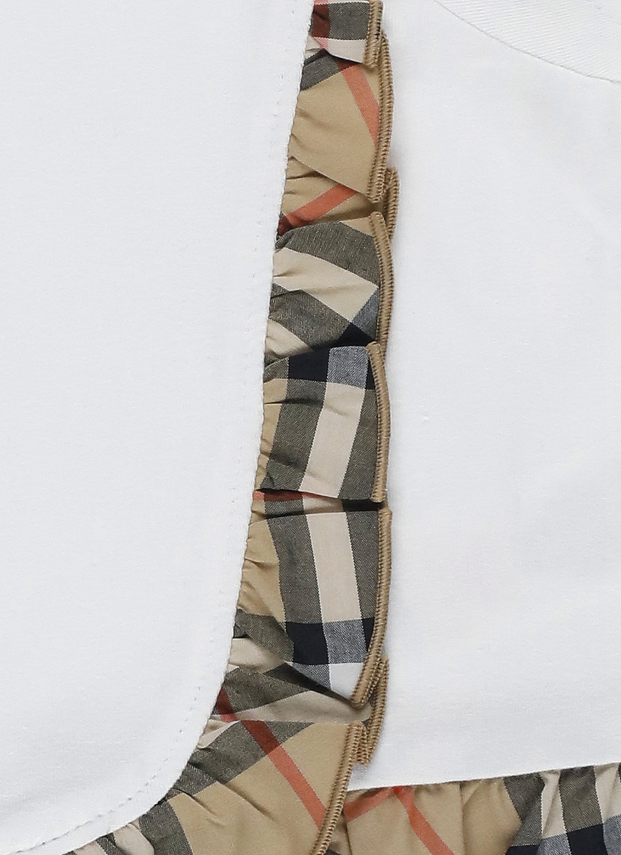 Burberry T-shirts and Polos White Cotton Elastane