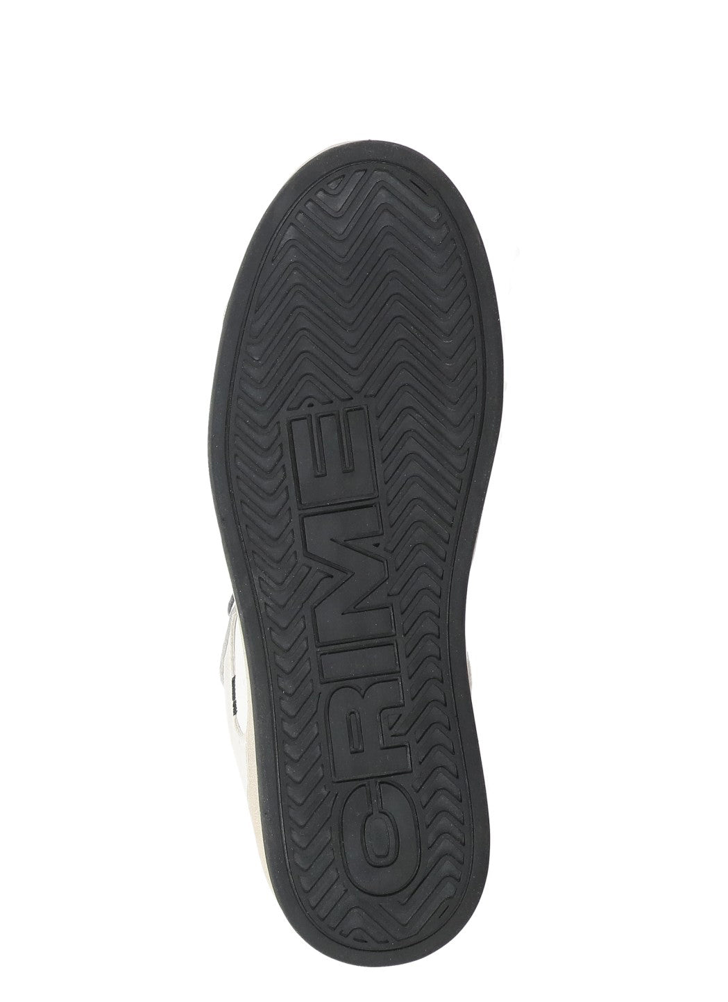 Crime London Sneakers White Cow Leather Sole: Rubber