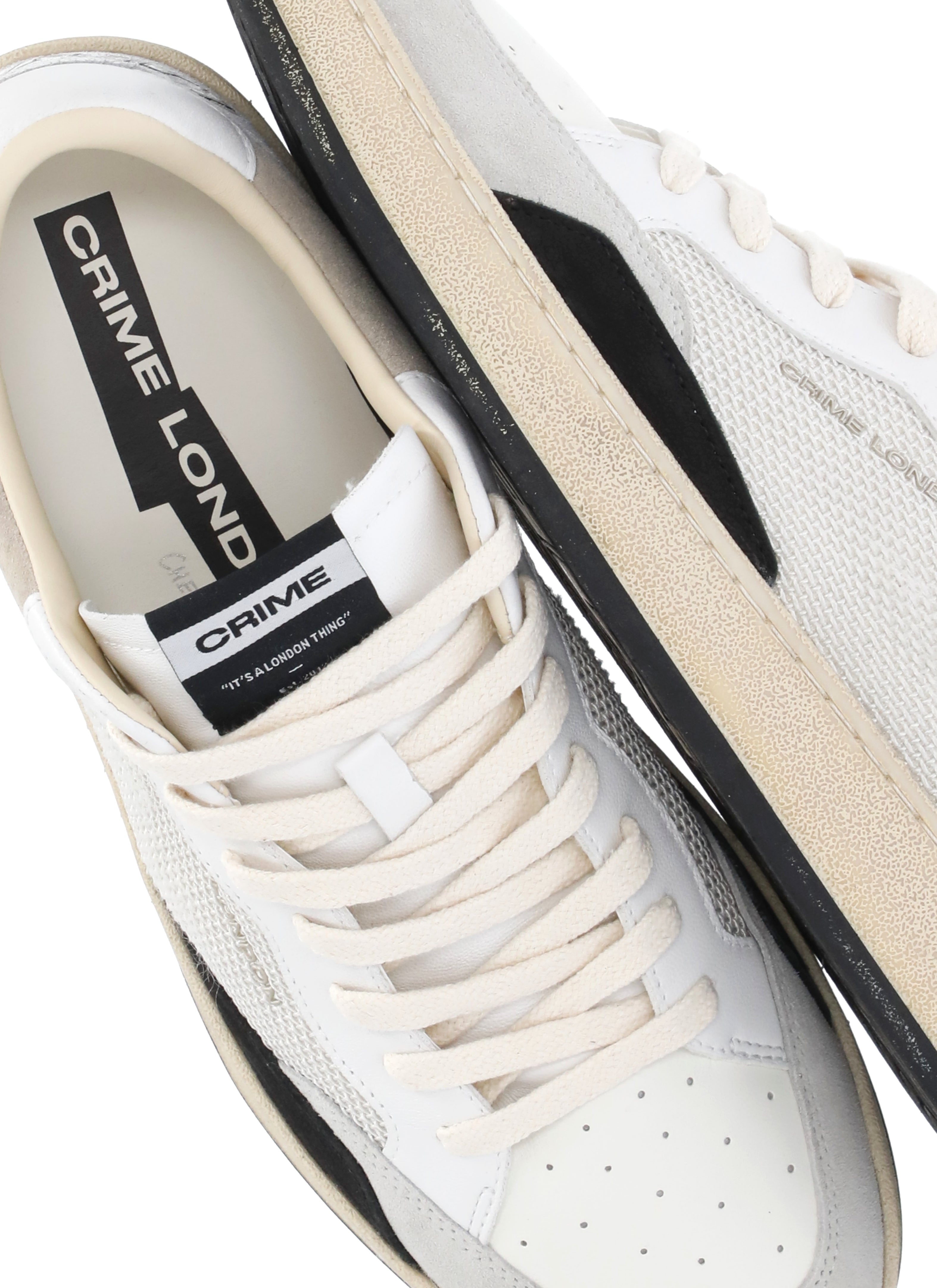 Crime London Sneakers Beige