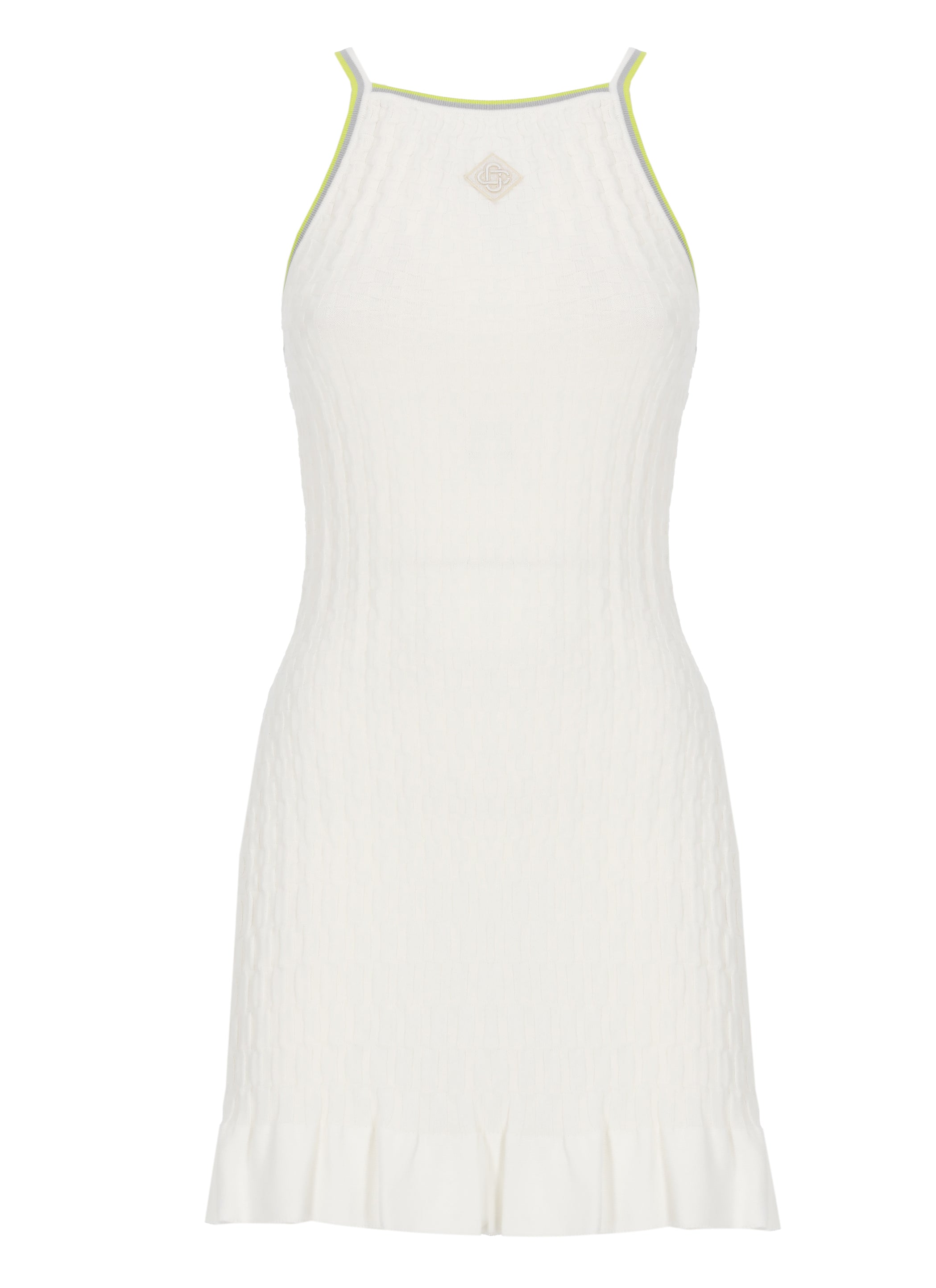 Casablanca Dresses White Viscose Polyamide