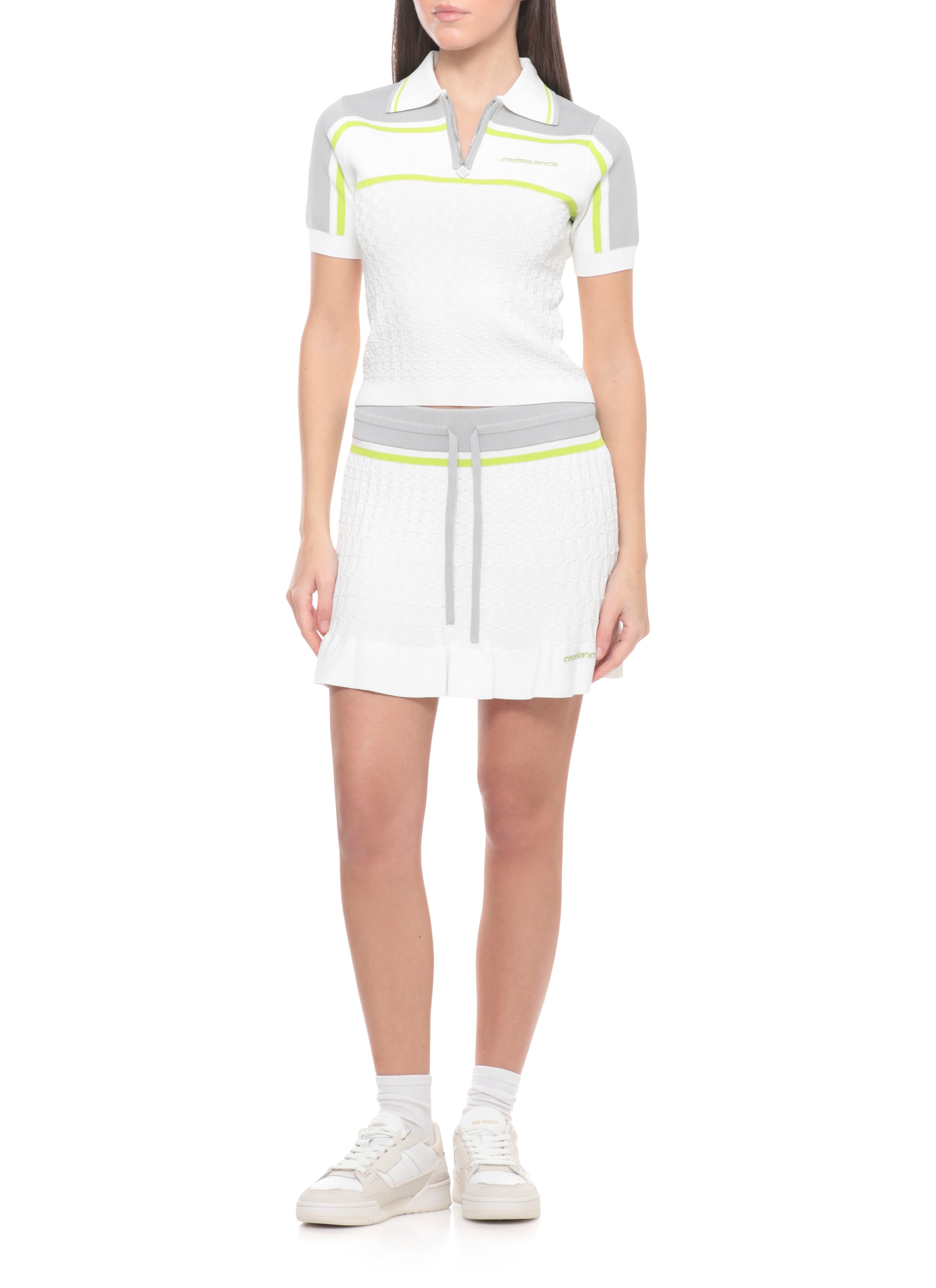 Casablanca Skirts White Viscose Polyamide