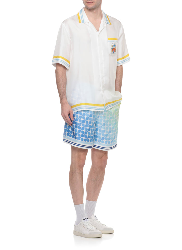 Casablanca Shirts White Silk
