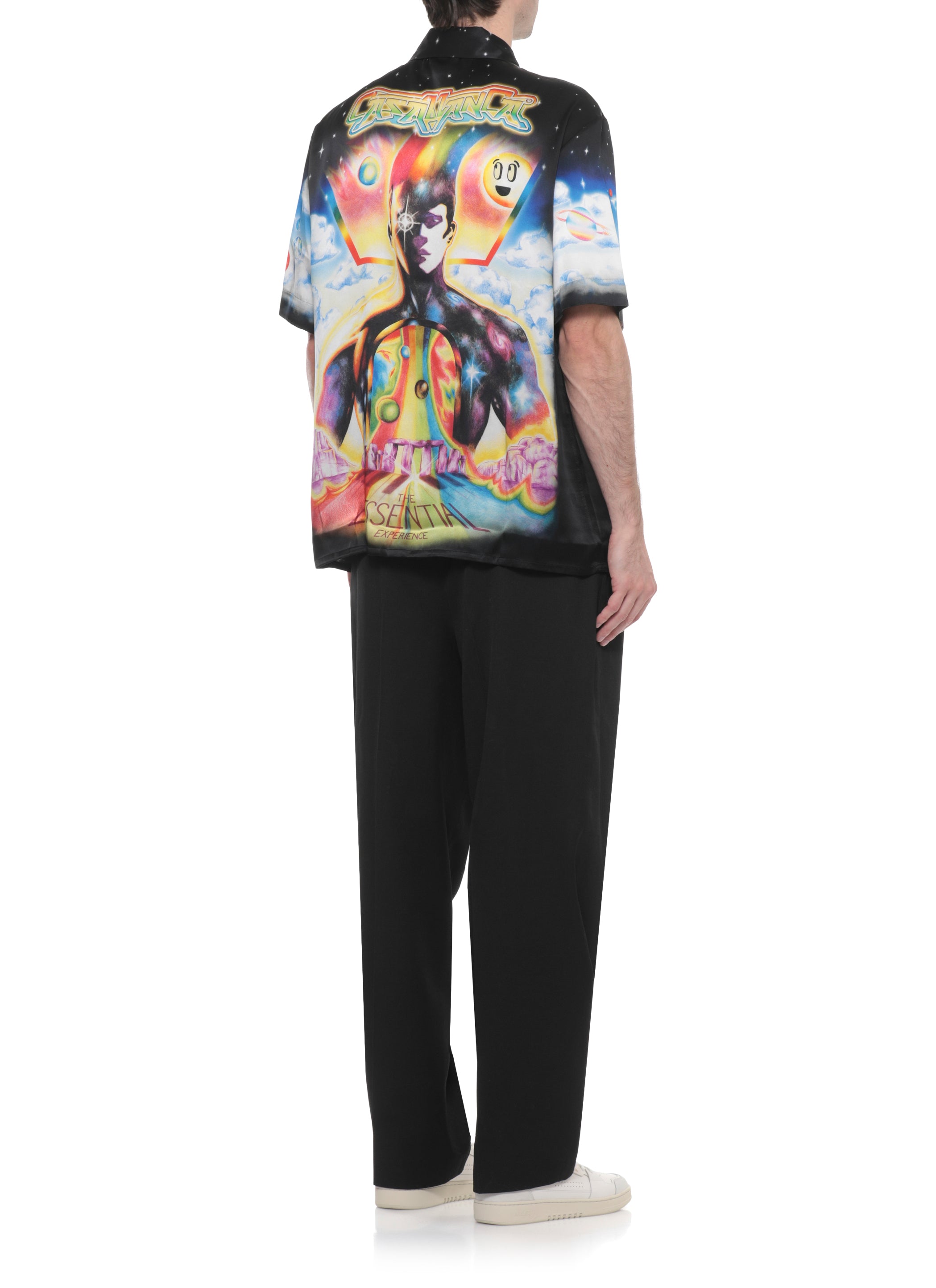 Casablanca Shirts Black Silk