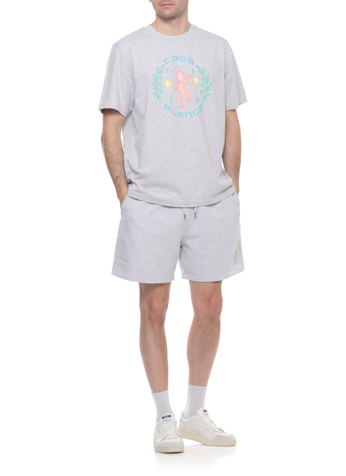 Casablanca Shorts Grey Cotton