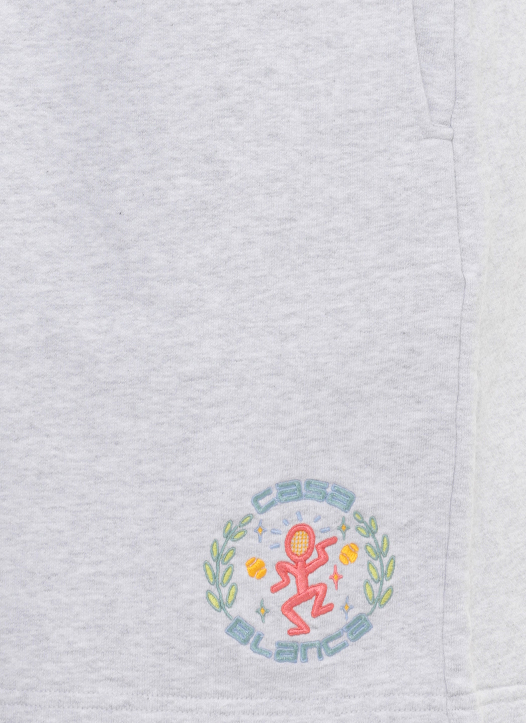 Casablanca Shorts Grey Cotton