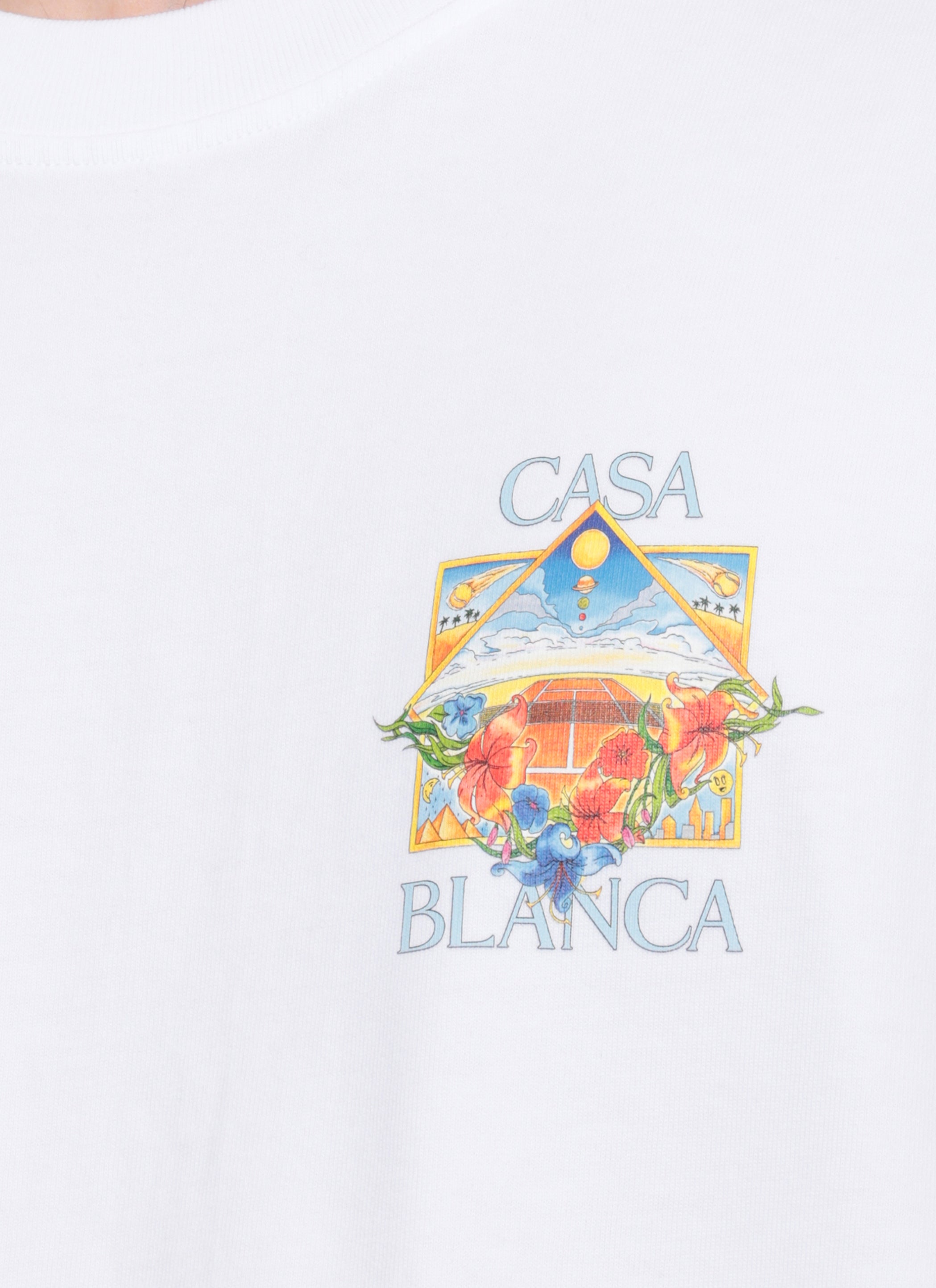Casablanca T-shirts and Polos White Cotton