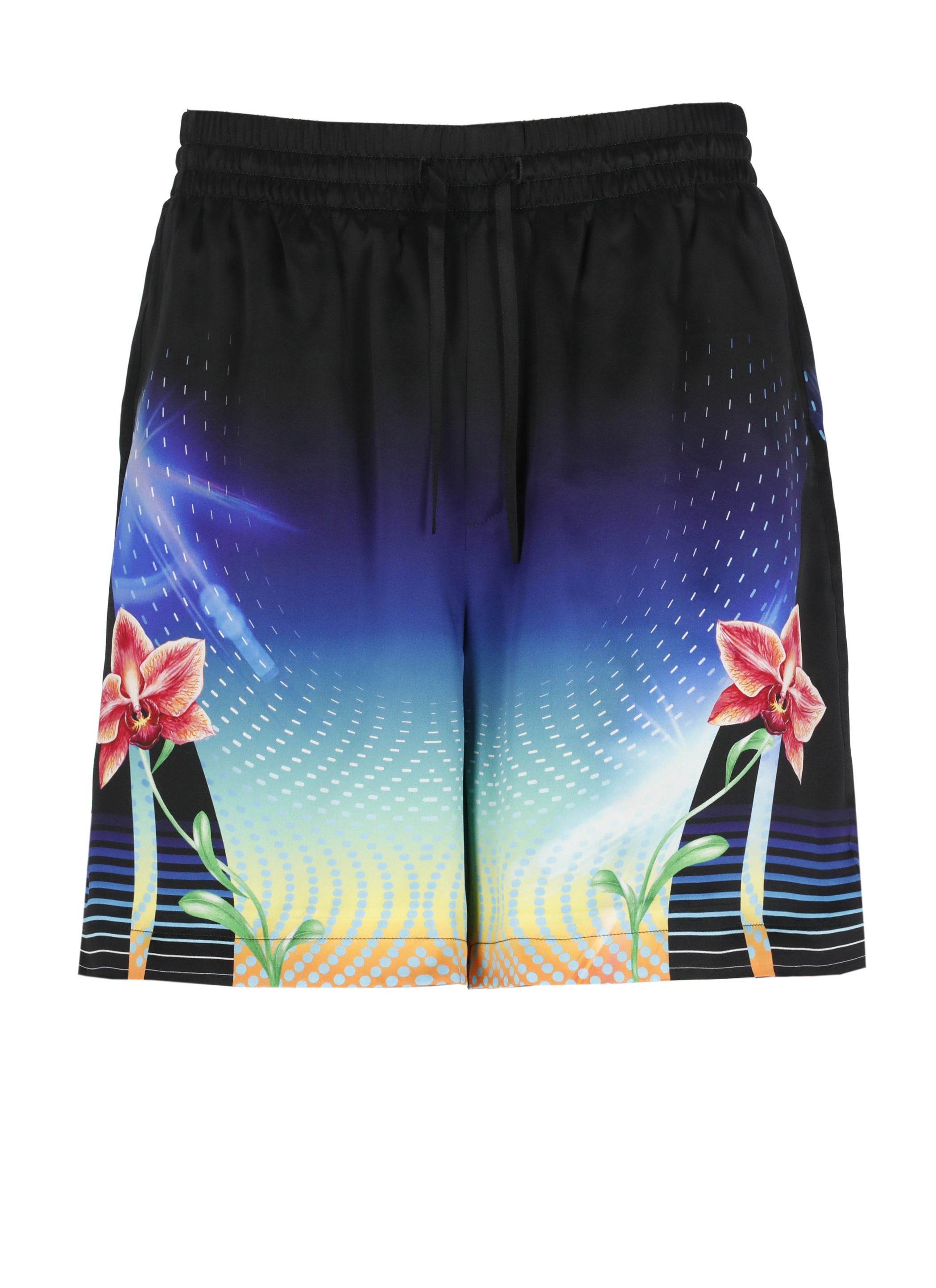 Casablanca Shorts Black Silk