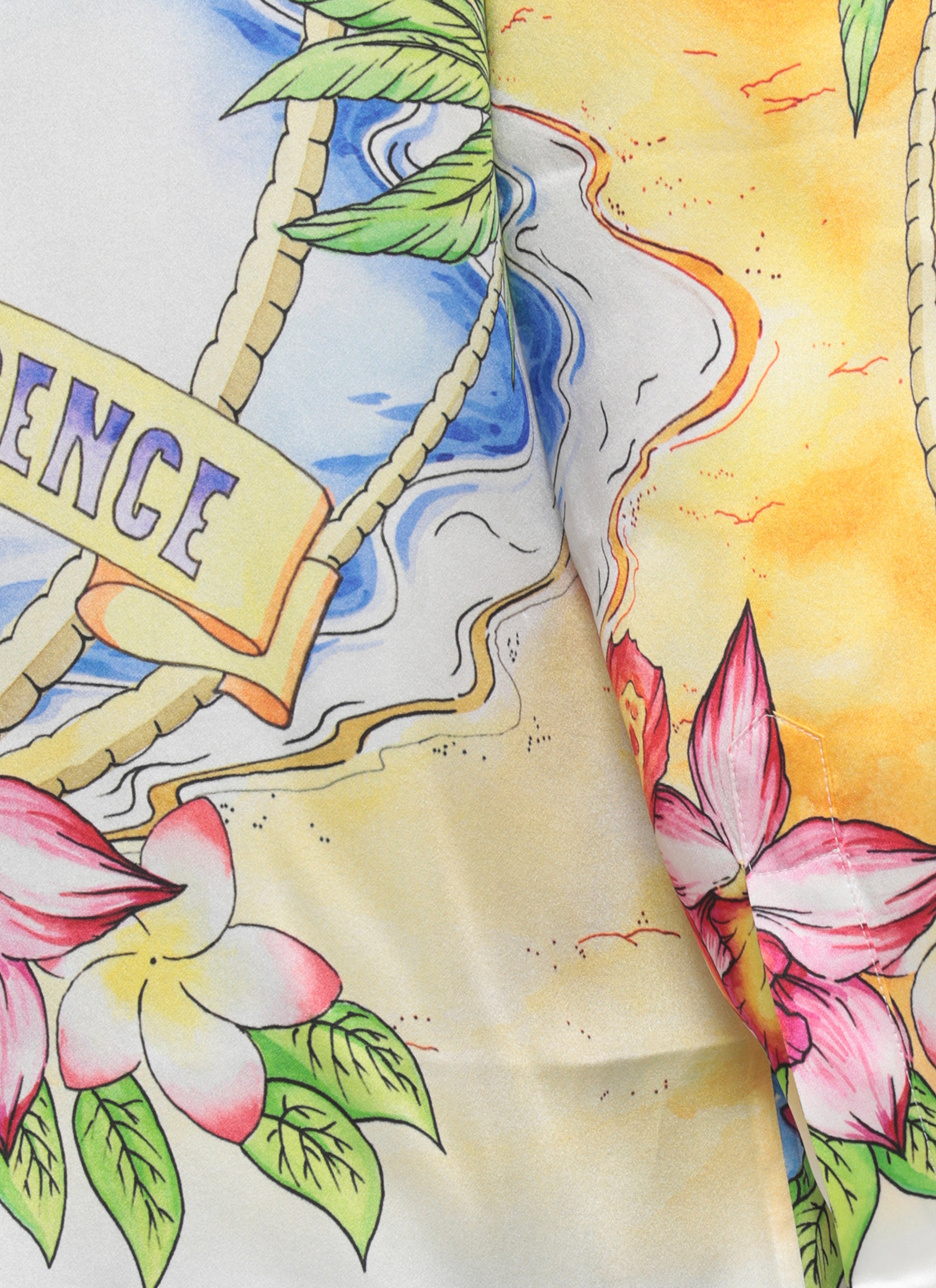 Casablanca Shirts Ivory Silk