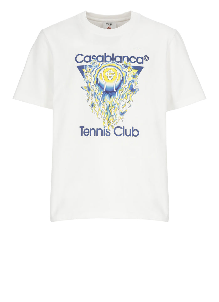 Casablanca T-shirts and Polos White Cotton