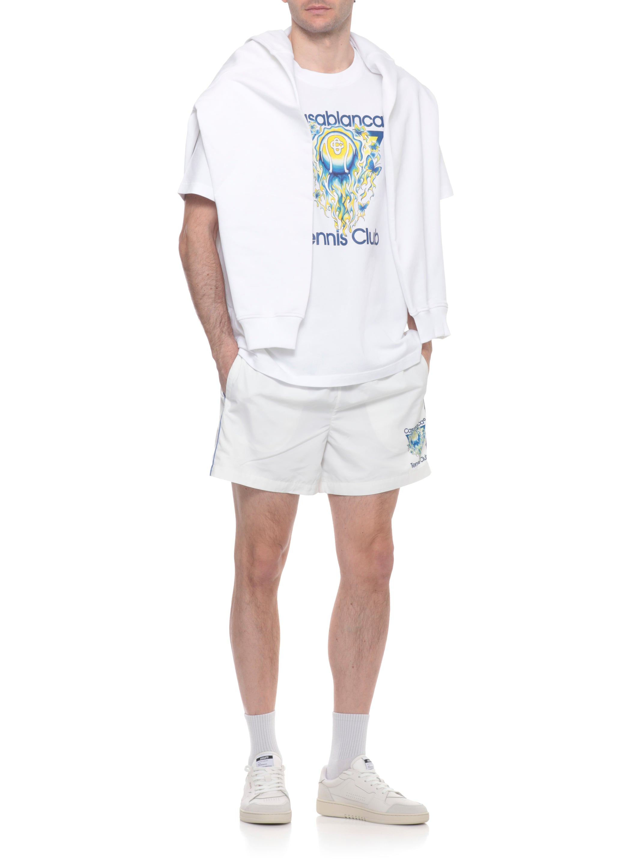 Casablanca T-shirts and Polos White Cotton
