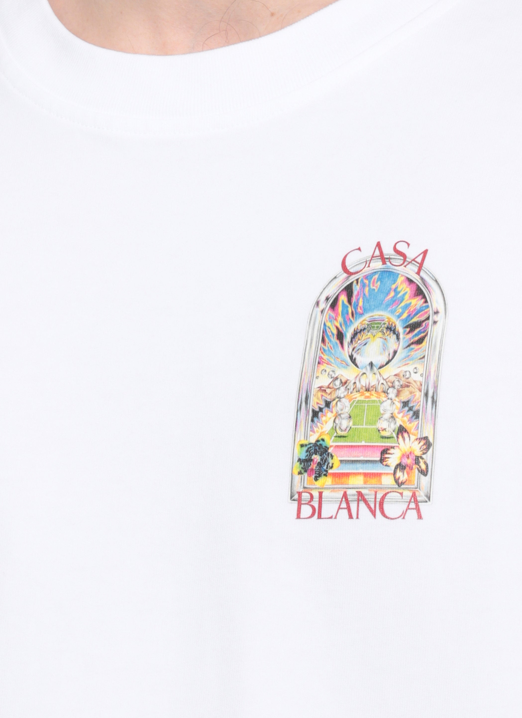 Casablanca T-shirts and Polos White Cotton