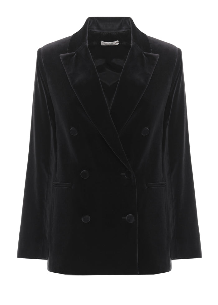 Antonelli Firenze Jackets Black Cotton Viscose Elastane
