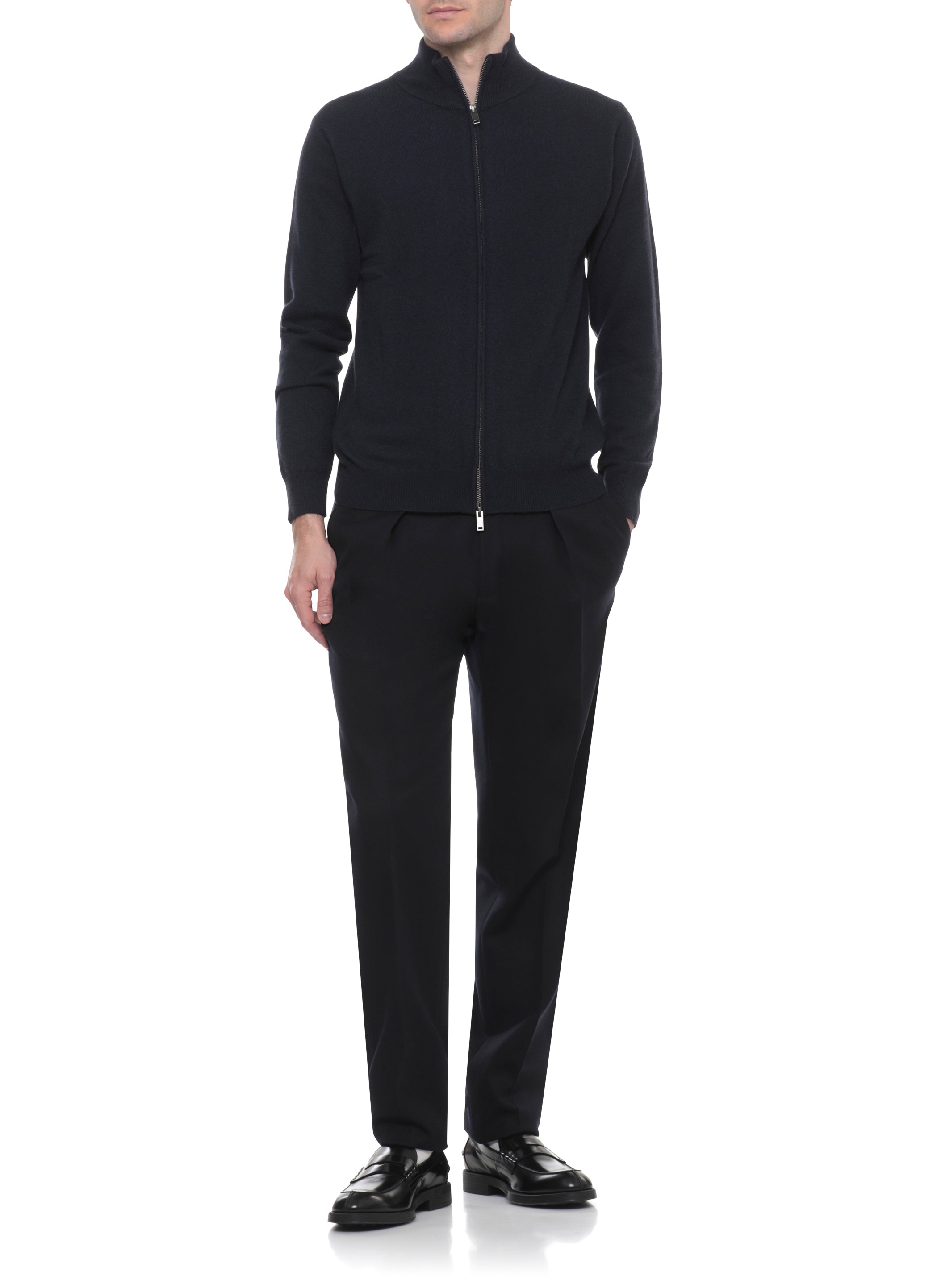 Incotex Trousers Blue Wool Pocket Lining: Cotton