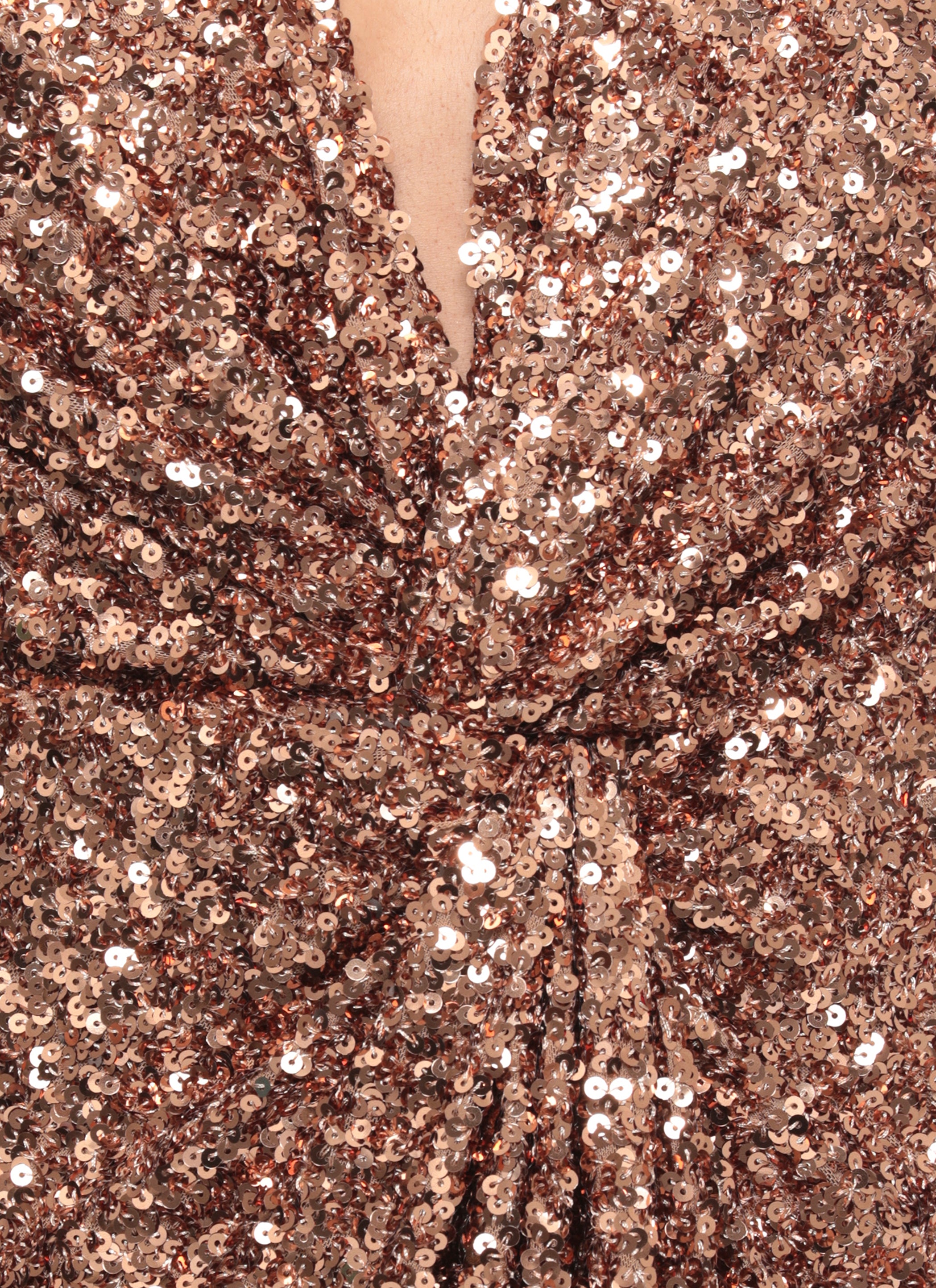 Elisabetta Franchi Dresses Golden Polyester Elastane