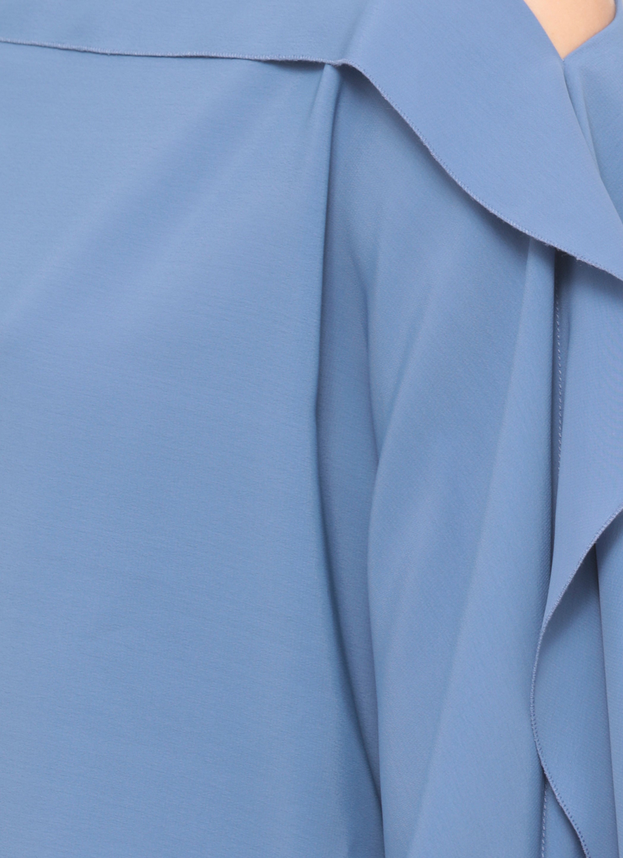 Lanvin Sweaters Blue Viscose Silk
