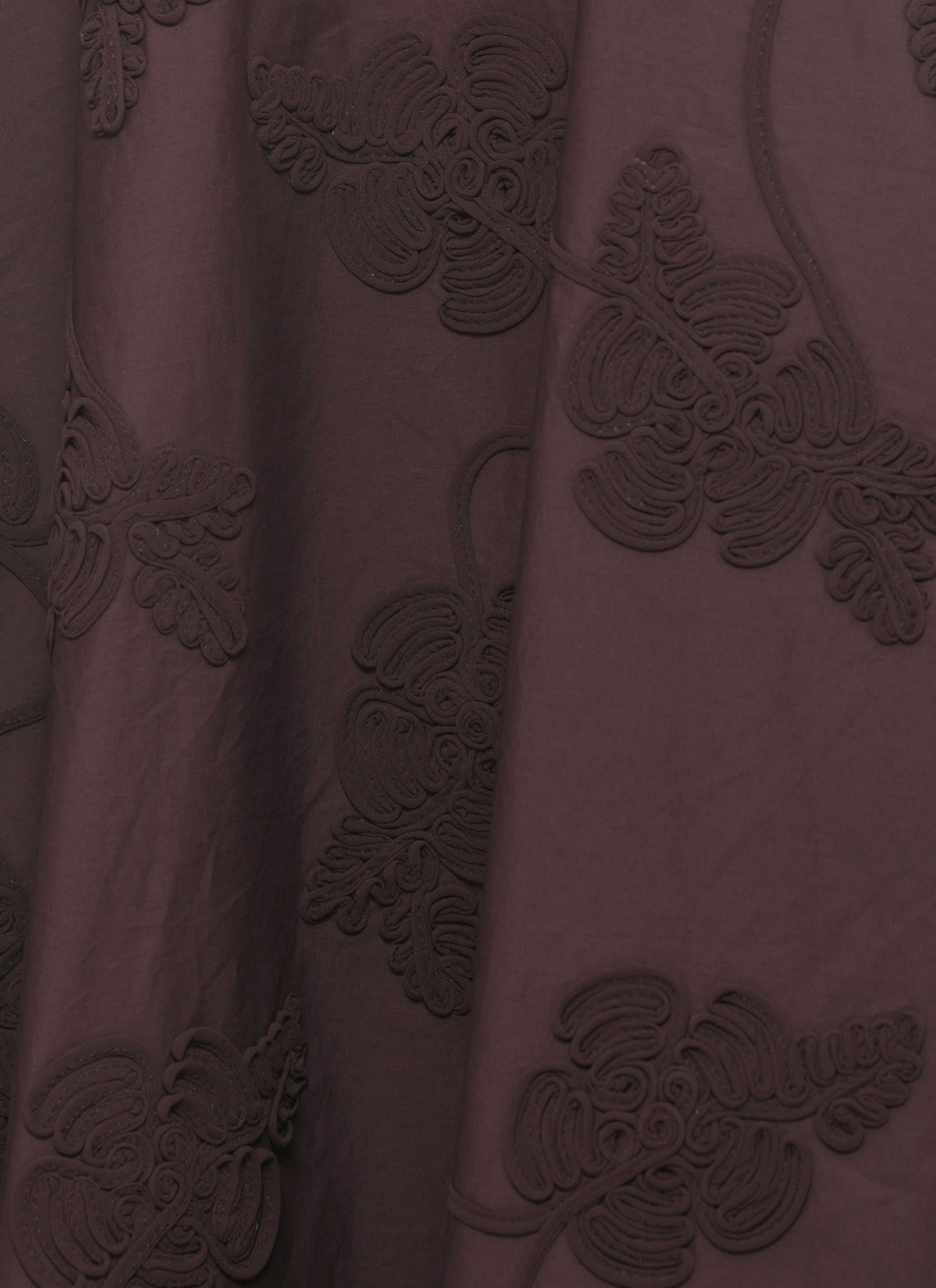 Rotate Skirts Brown Cotton Fabric 2:polyester