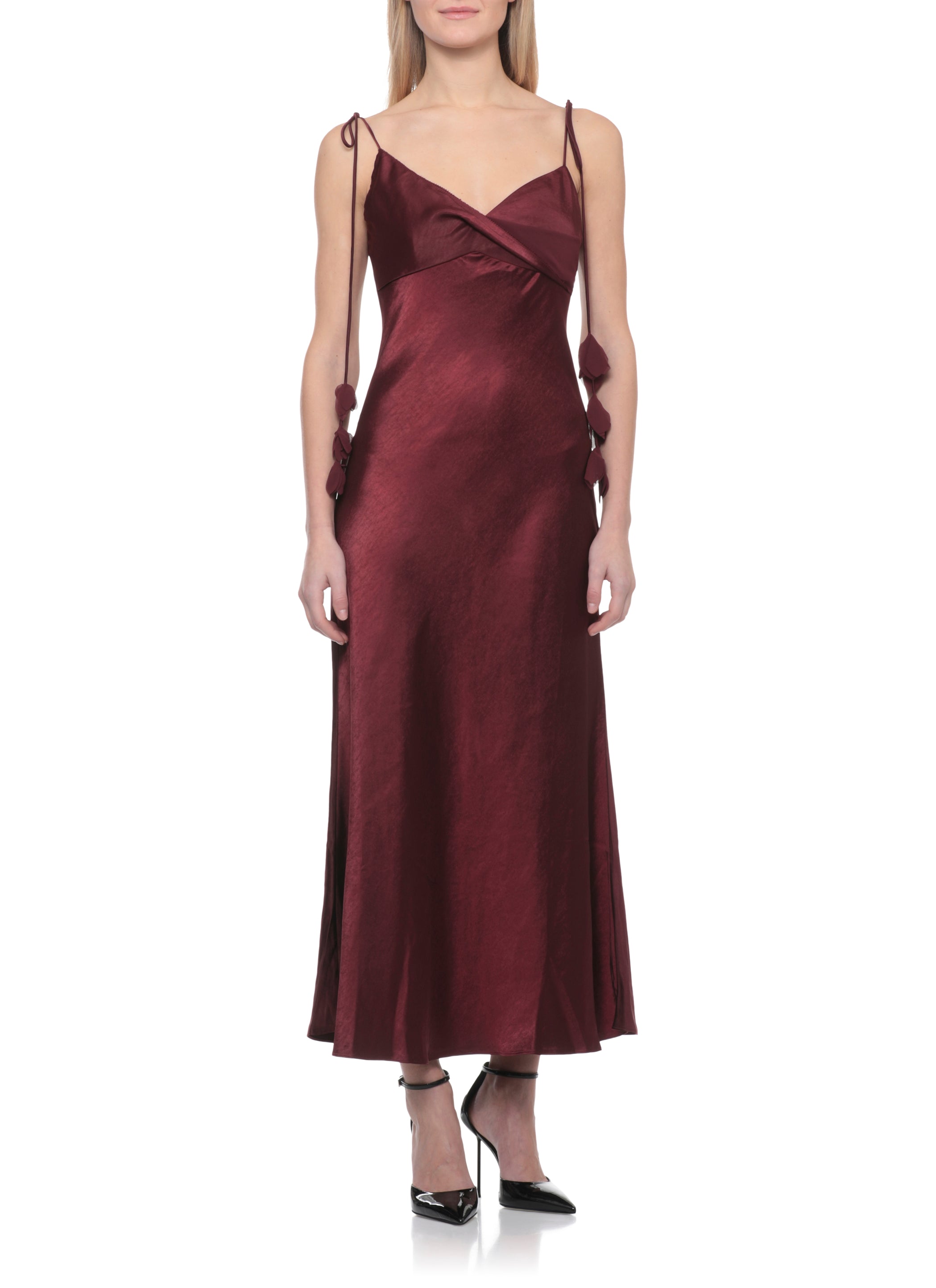 SELF PORTRAIT Dresses Bordeaux Polyester