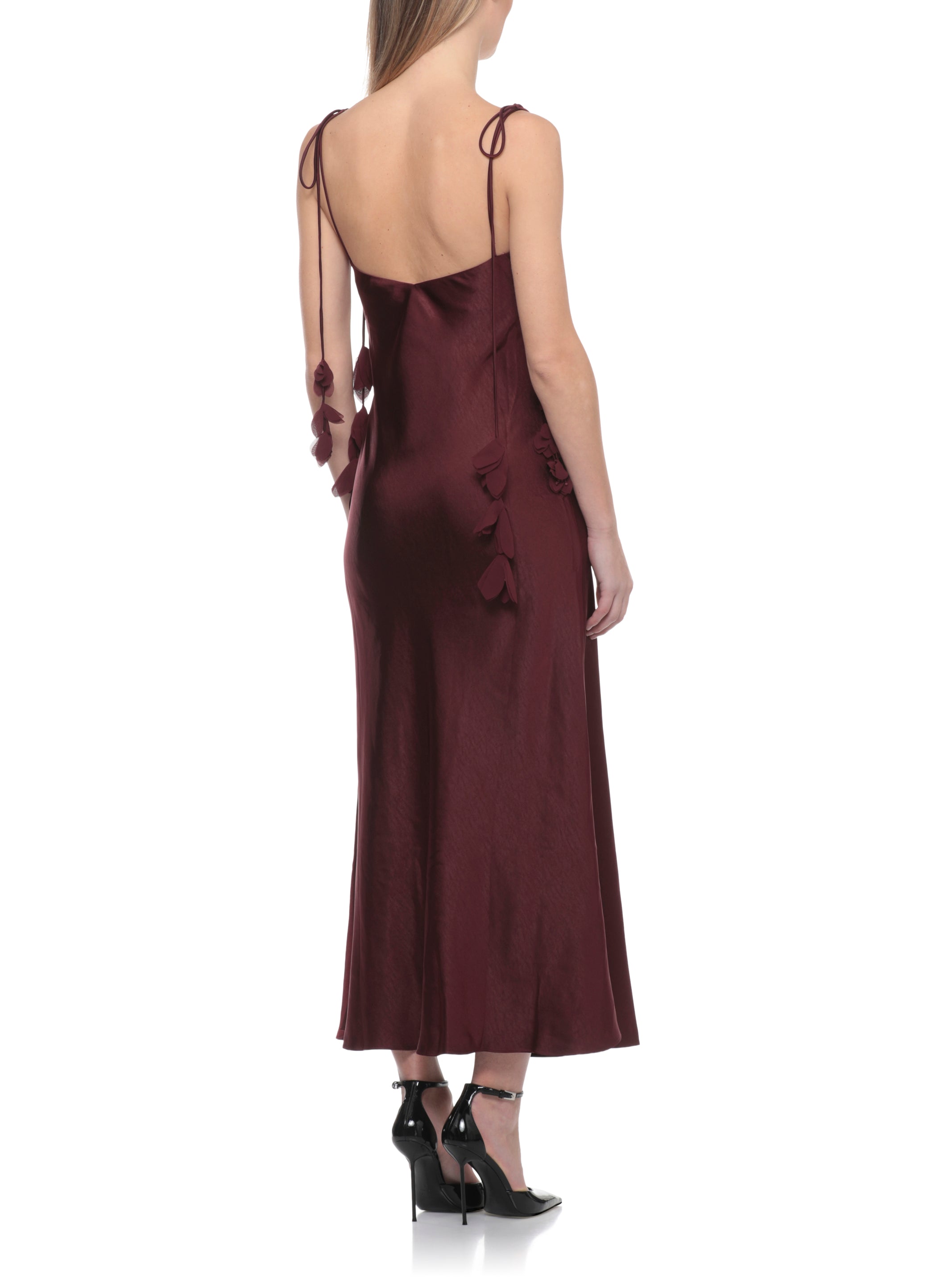 SELF PORTRAIT Dresses Bordeaux Polyester