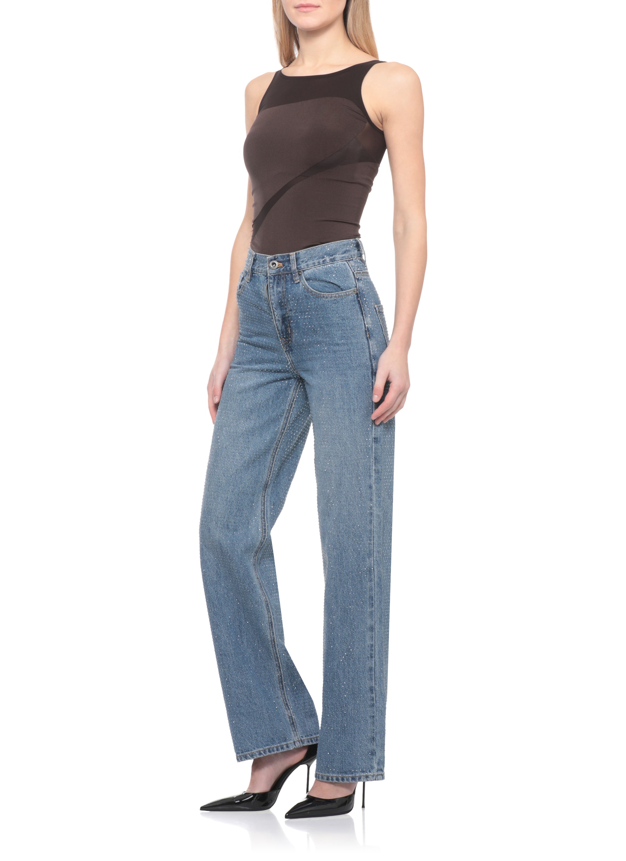 Self Portrait Jeans Blue