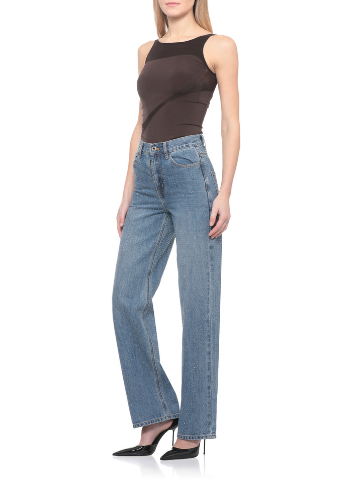 Self Portrait Jeans Blue