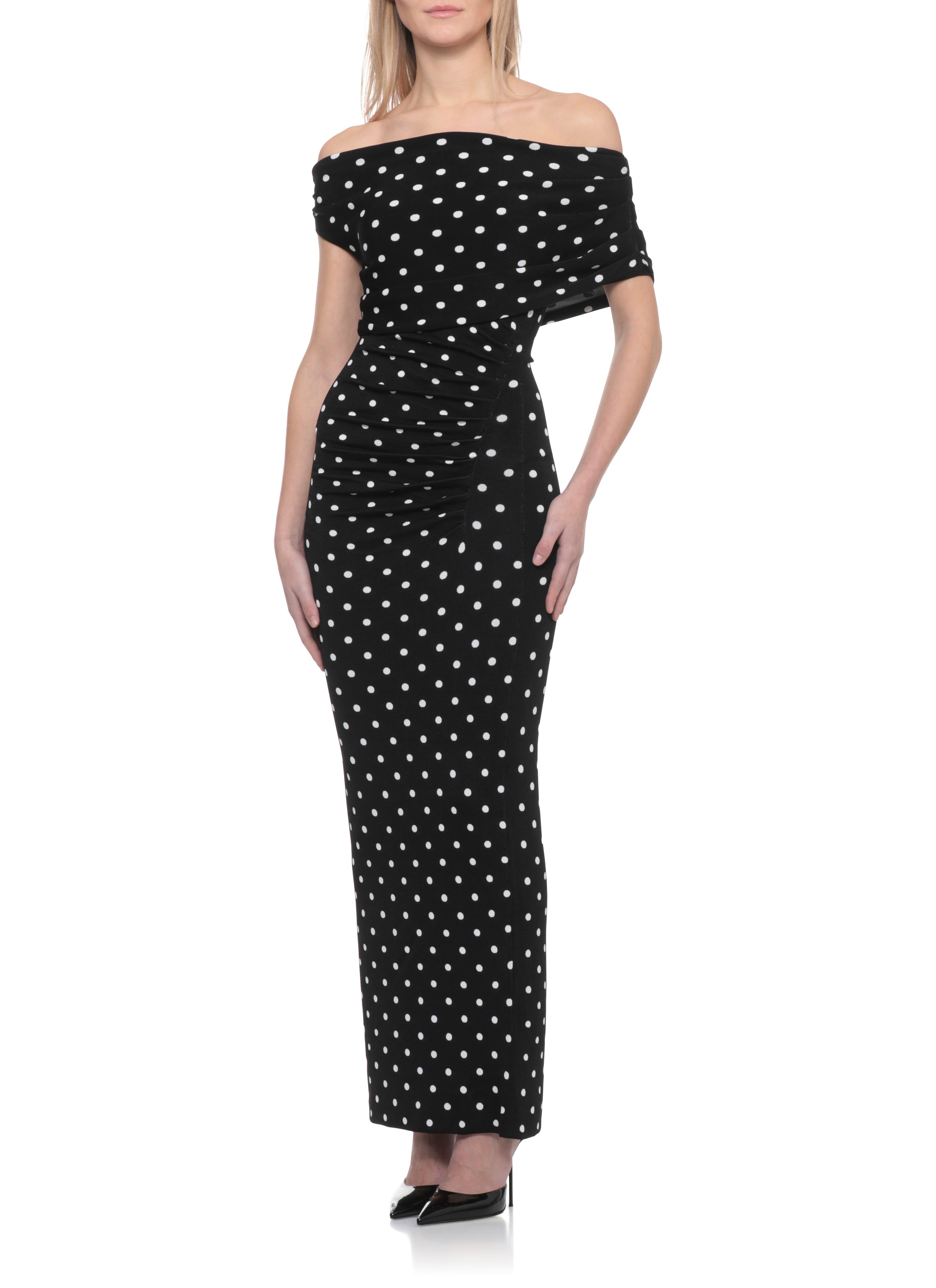 SELF PORTRAIT Dresses Black Viscose Polyamide Elastane