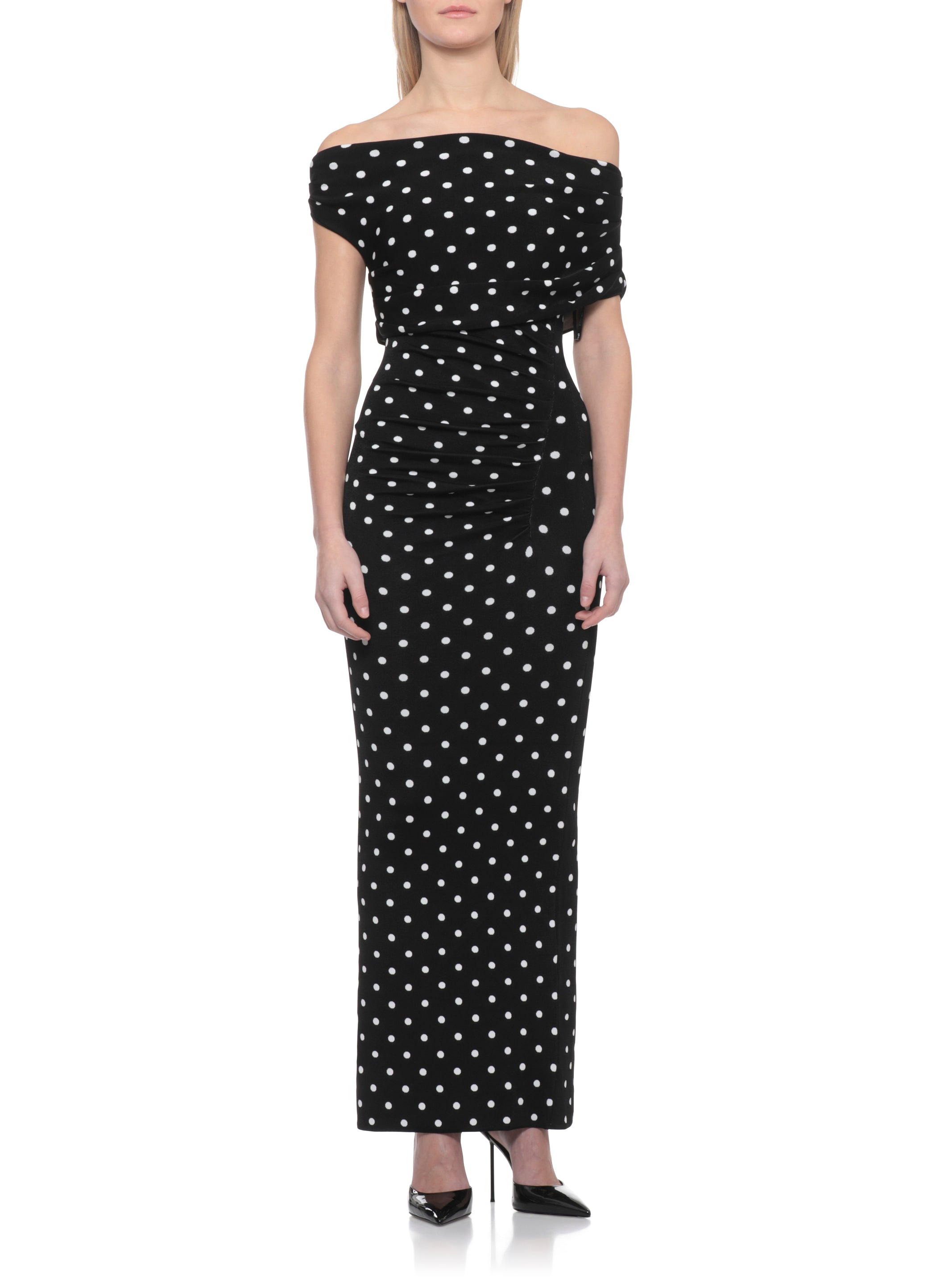 SELF PORTRAIT Dresses Black Viscose Polyamide Elastane