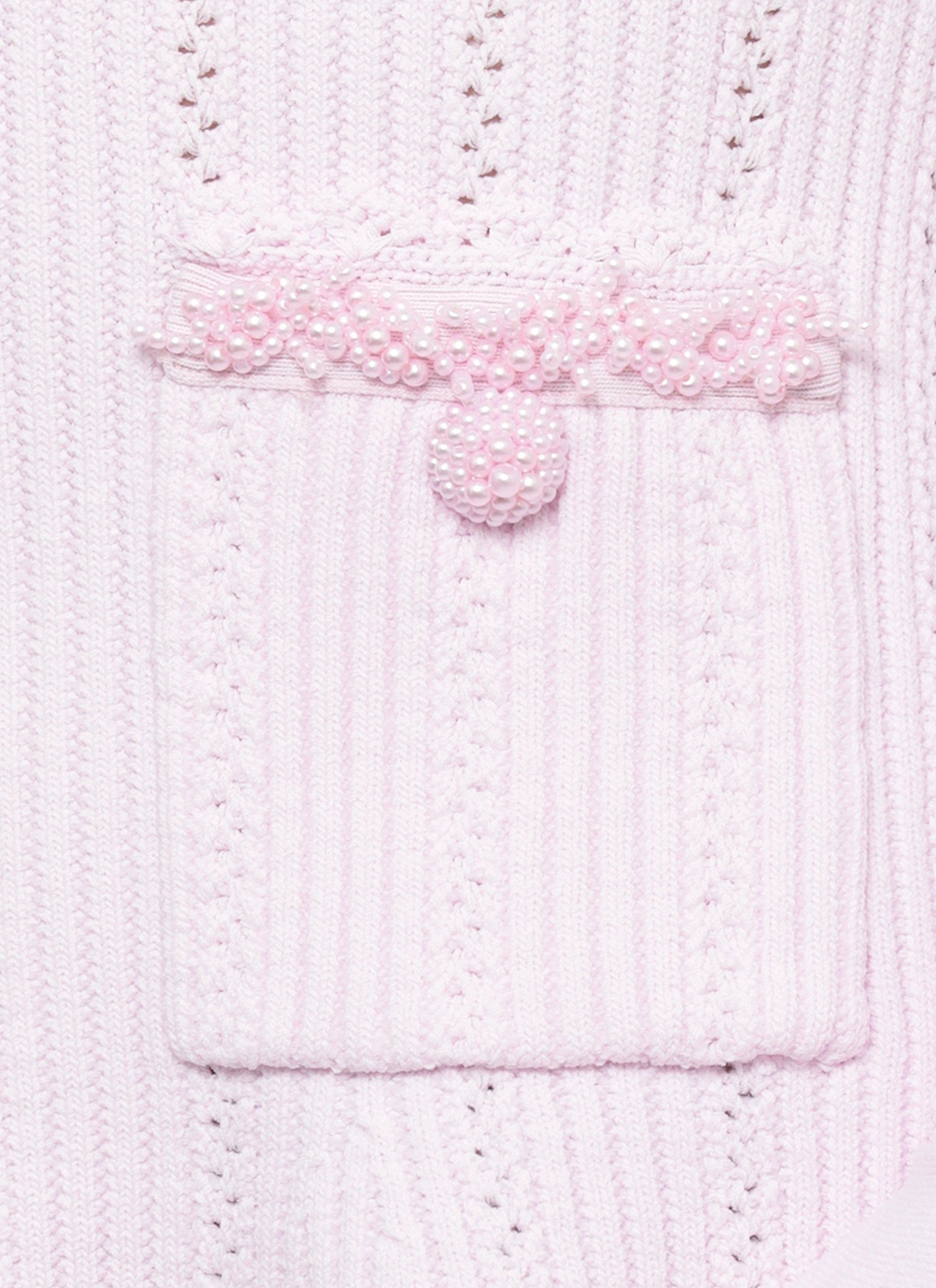 SELF PORTRAIT Dresses Pink Viscose Polyamide Elastane