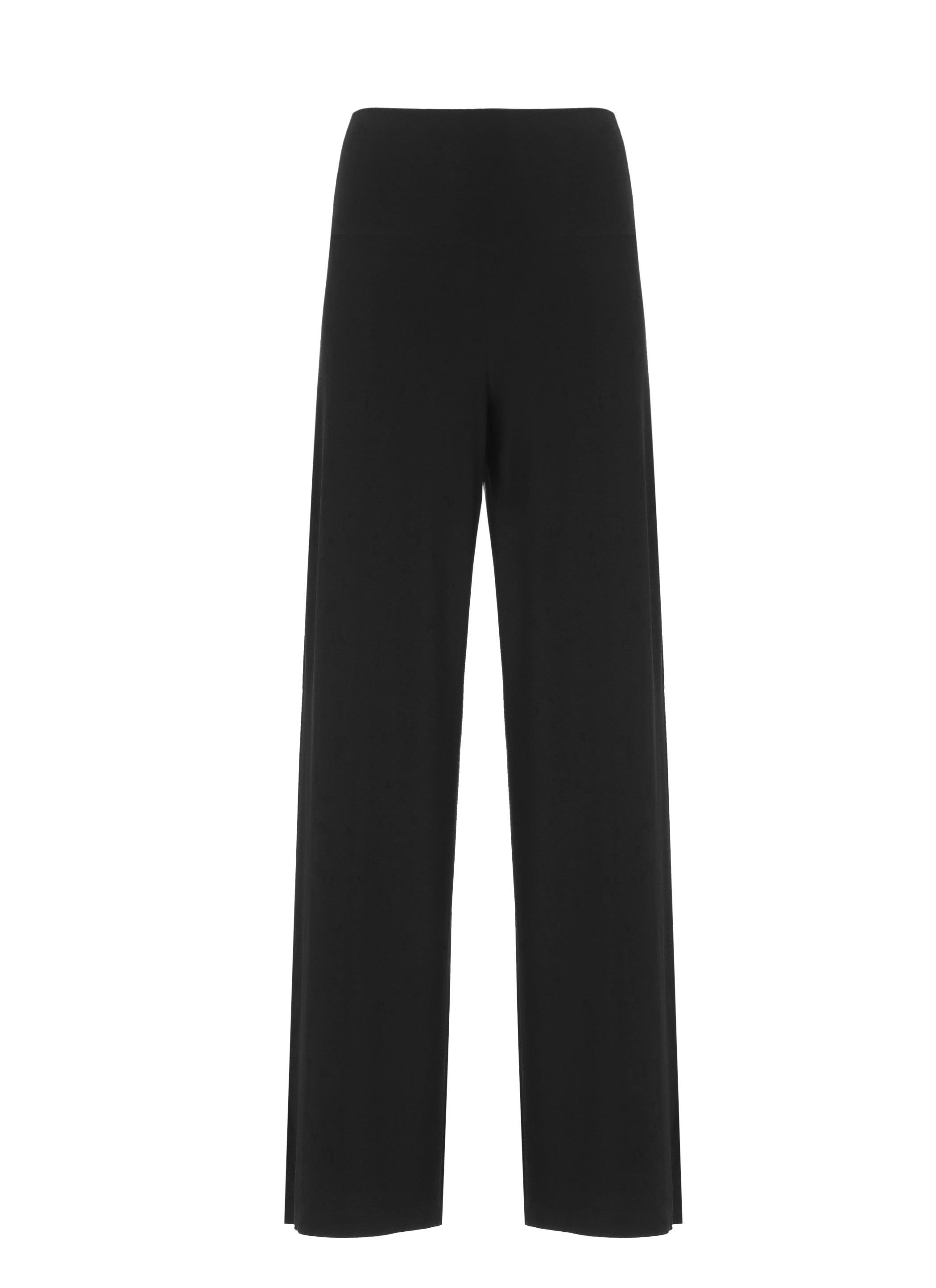 Norma Kamali Trousers Black Polyester Elastane