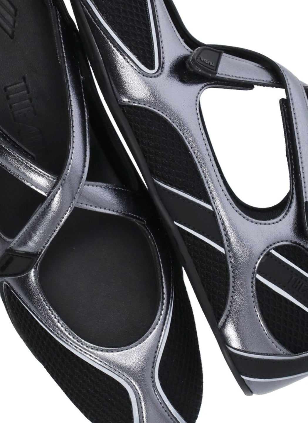 The Attico Flat shoes Black Polyurethane