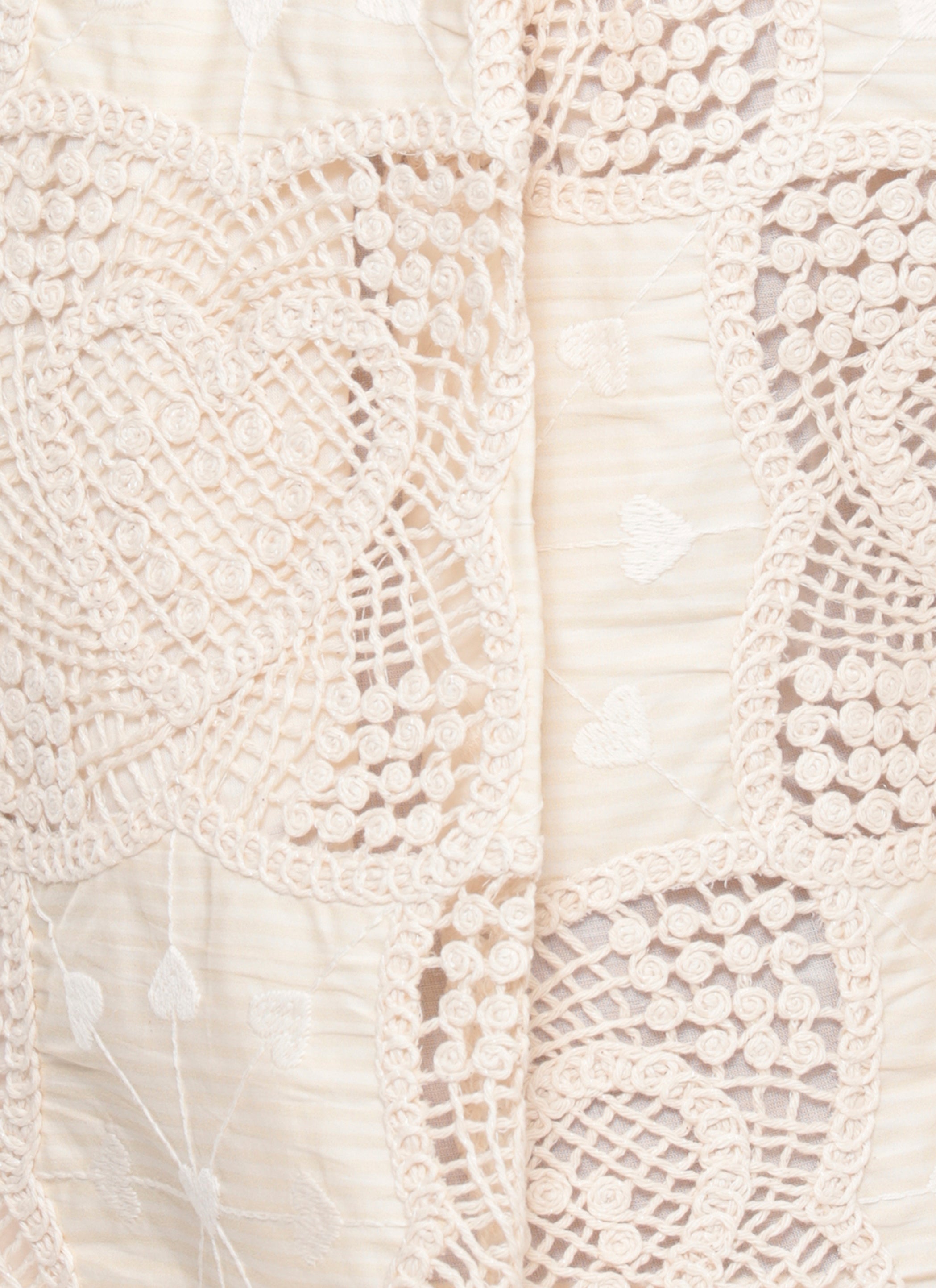 Zimmermann Shorts Ivory Cotton Polyamide