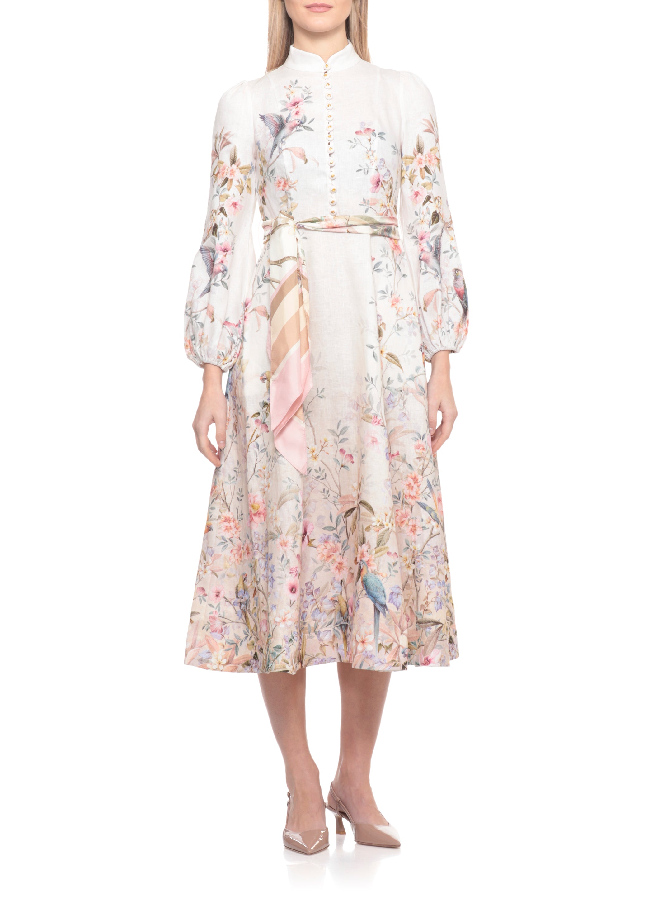 Zimmermann Dresses Ivory Linen