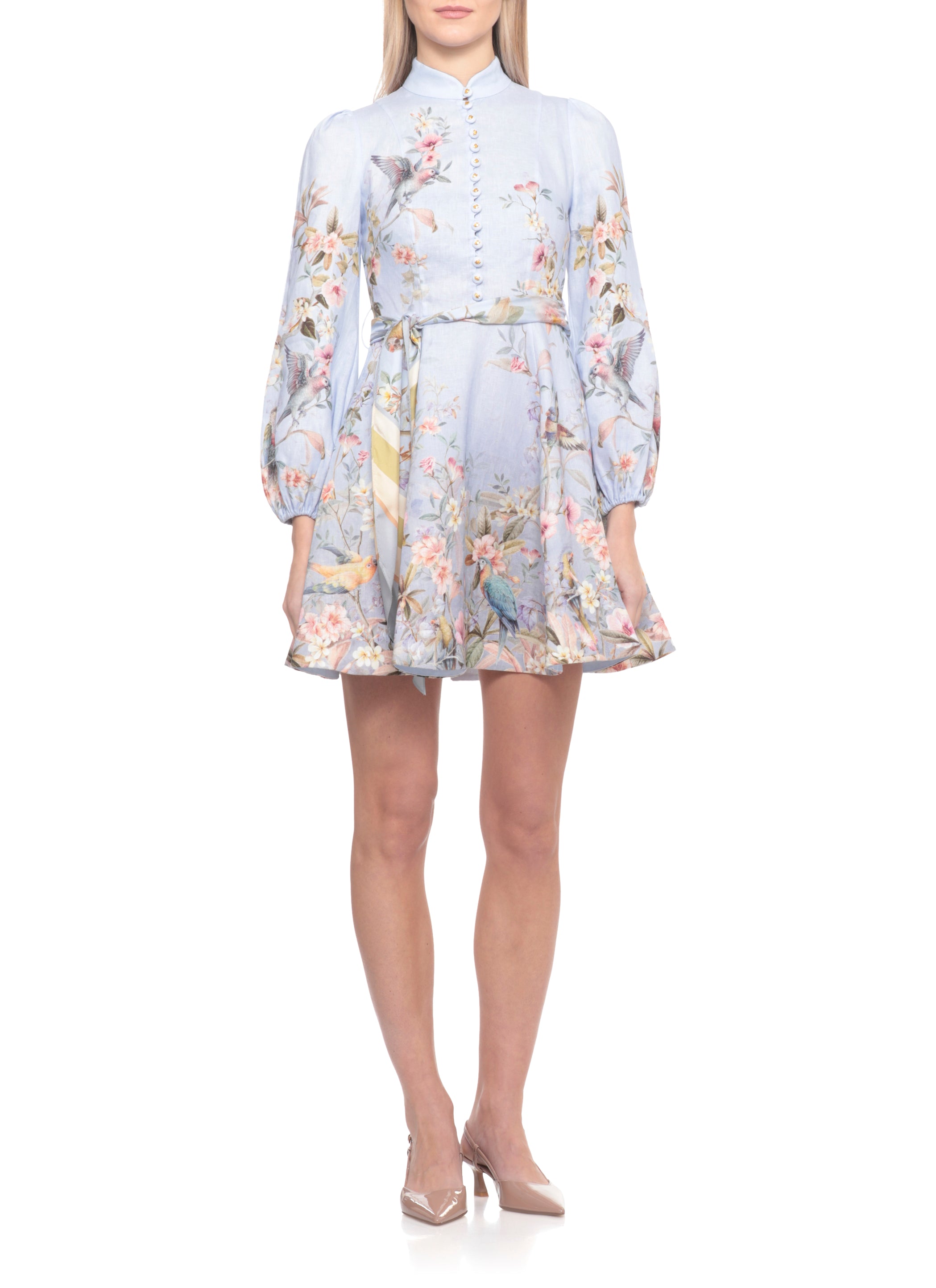 Zimmermann Dresses Blue Linen