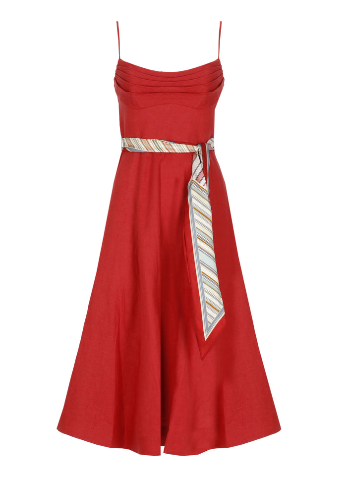 Zimmermann Dresses Red Linen
