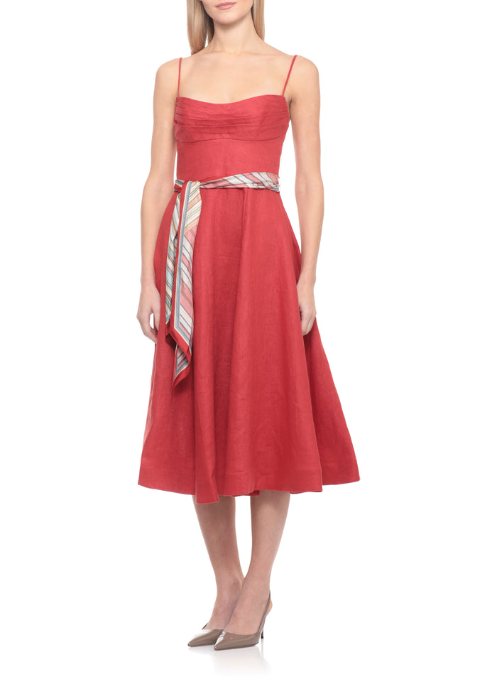 Zimmermann Dresses Red Linen