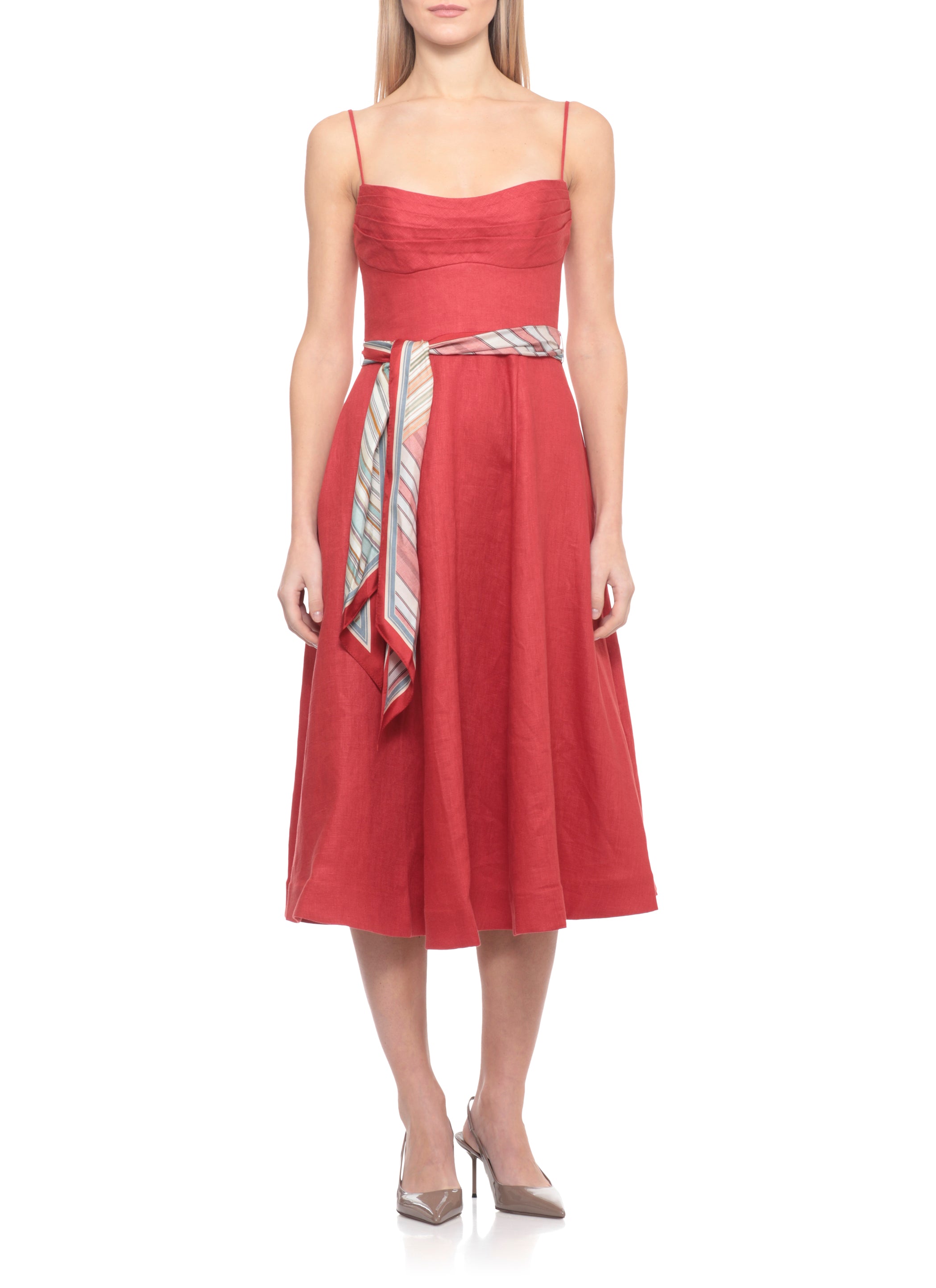 Zimmermann Dresses Red Linen
