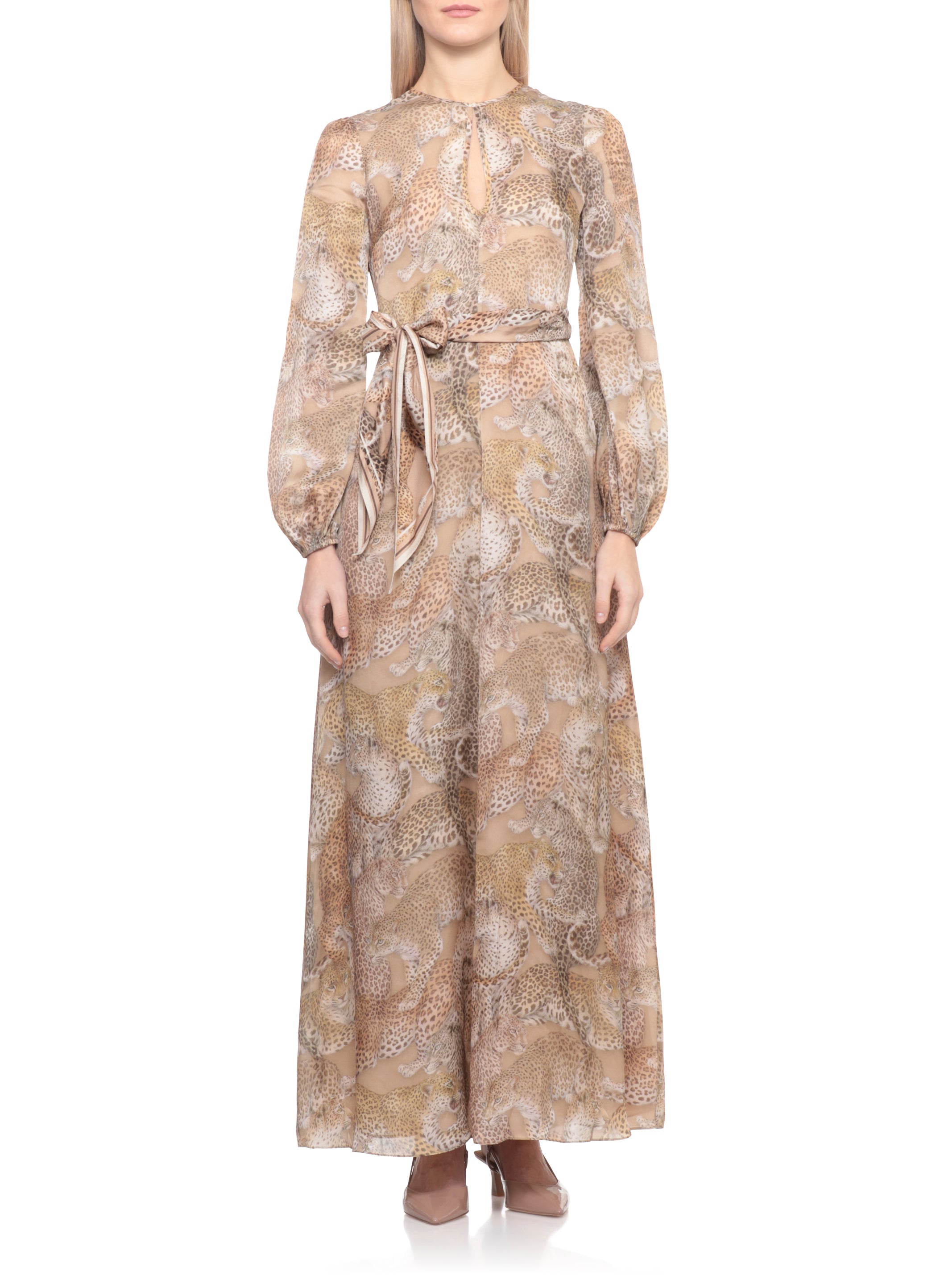 Zimmermann Dresses Beige Silk