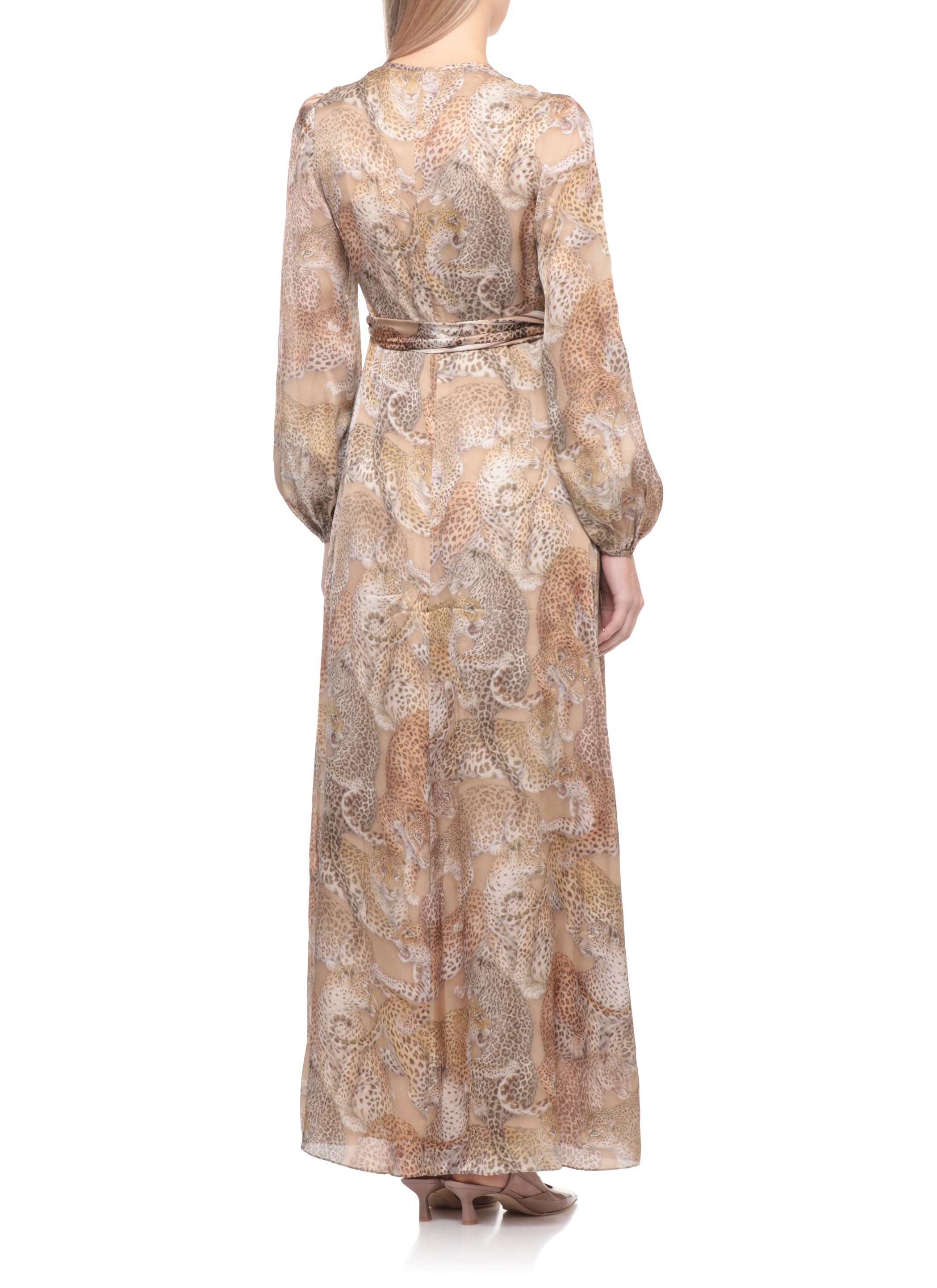 Zimmermann Dresses Beige Silk