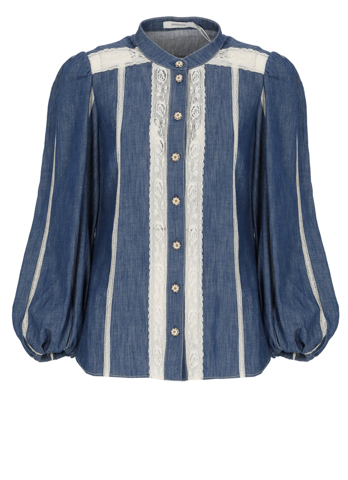 Zimmermann Shirts Blue Cotton