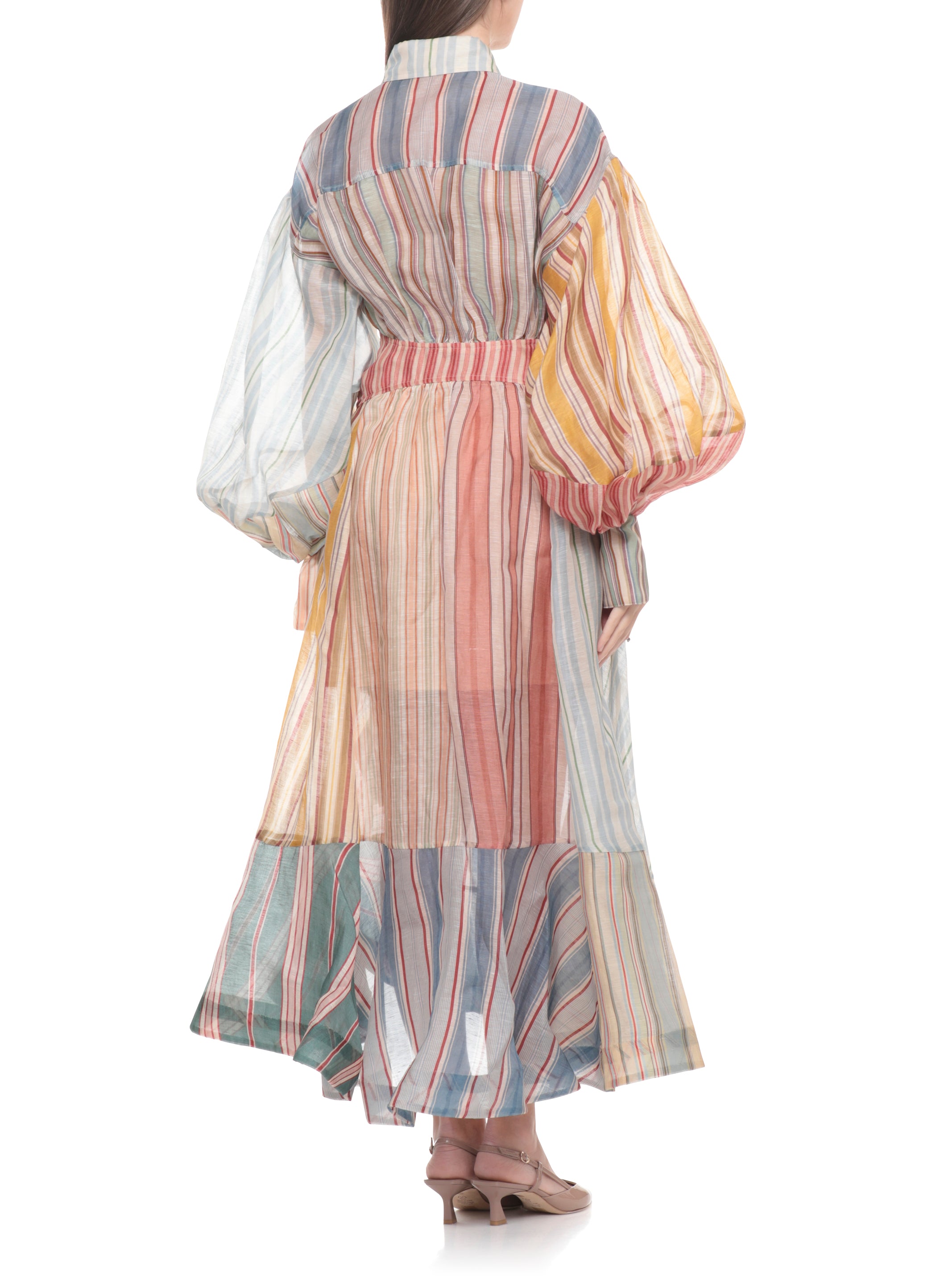 Zimmermann Dresses Beige Linen Silk Lining: Cotton