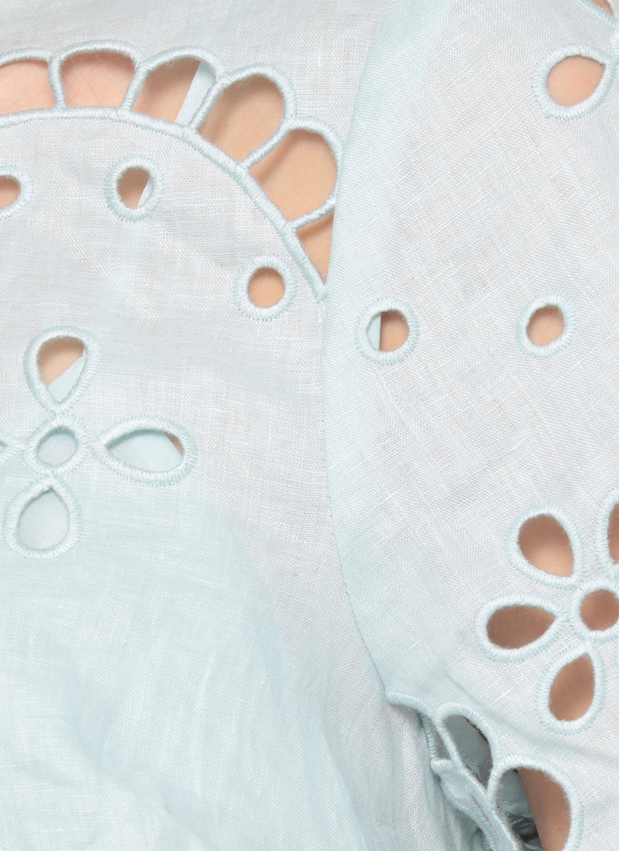 Zimmermann T-shirts and Polos Light Blue Linen